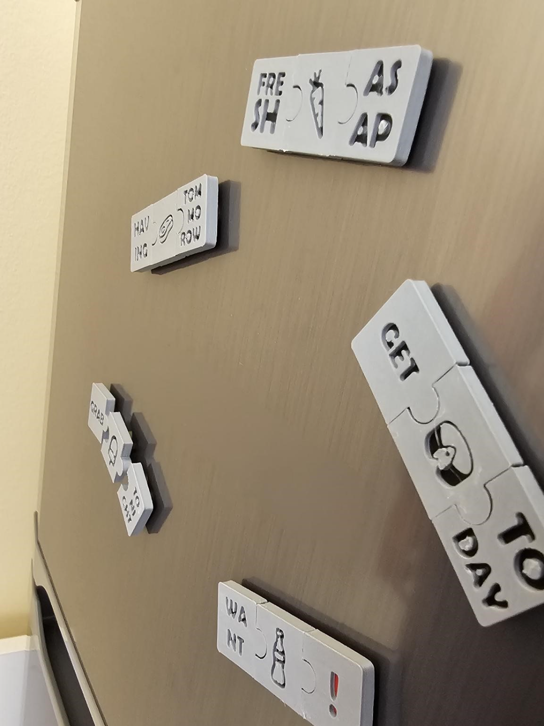 Puzzle Fridge Note magnets