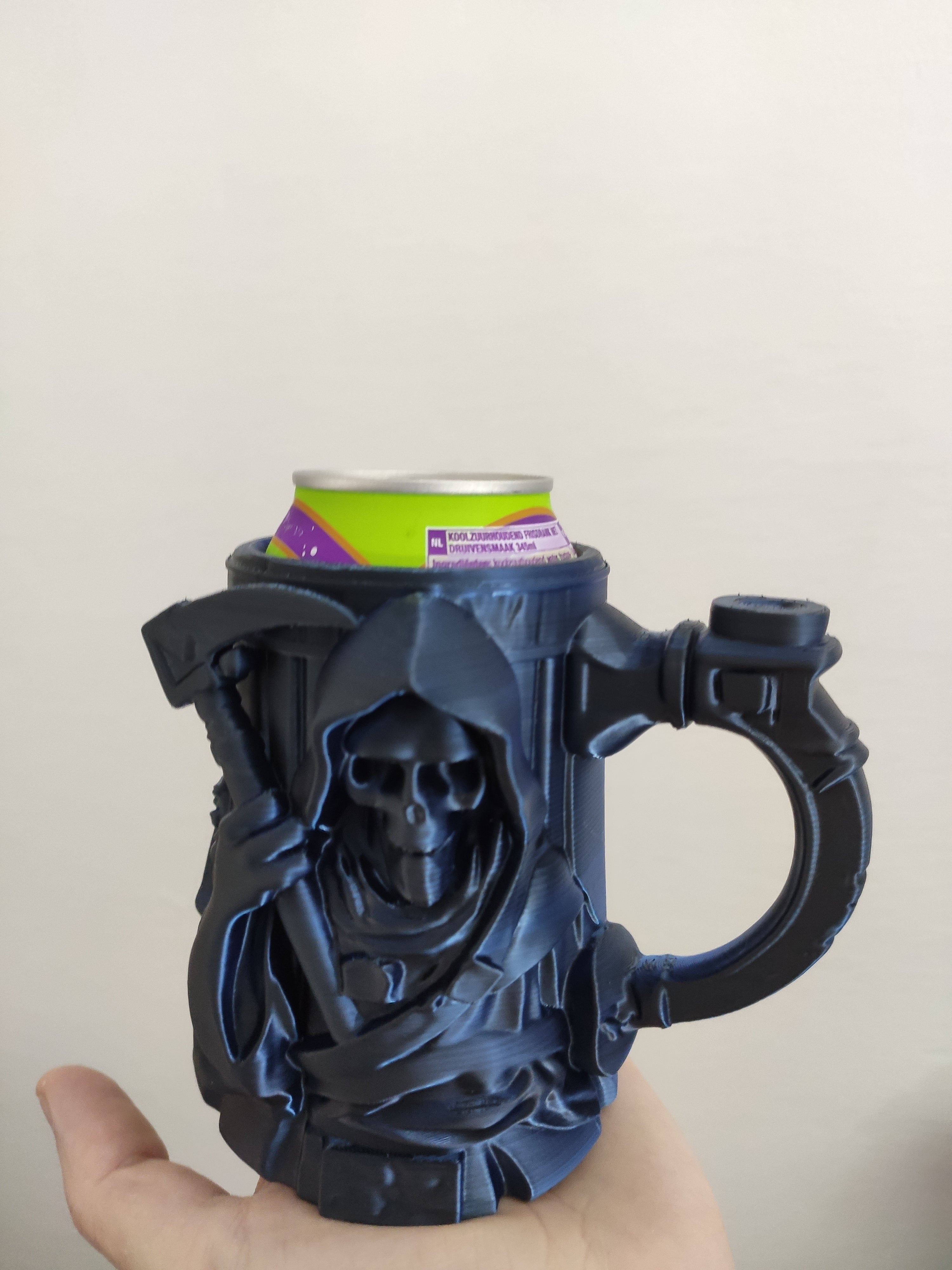 Grim Reaper Can Holder (0.5L+12oz Cans) - Beer mug