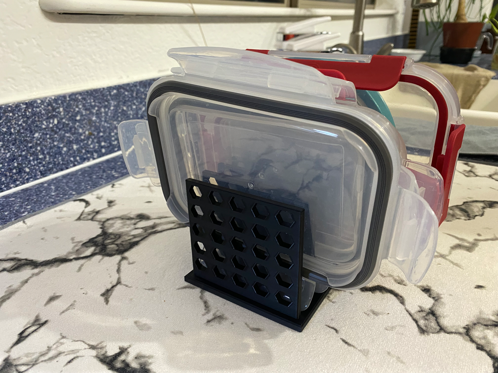 Container Cover Dual Purpose Rack - Organizer and Dryer
