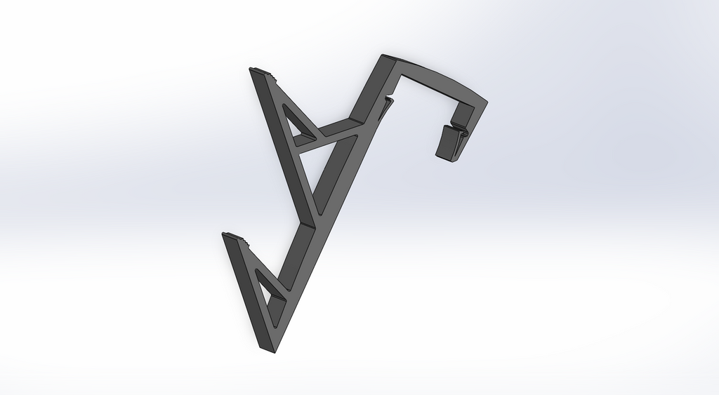 Cubicle Double Hook Coat hanger