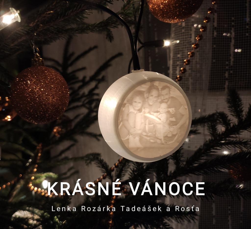 Christmas ornament with photo