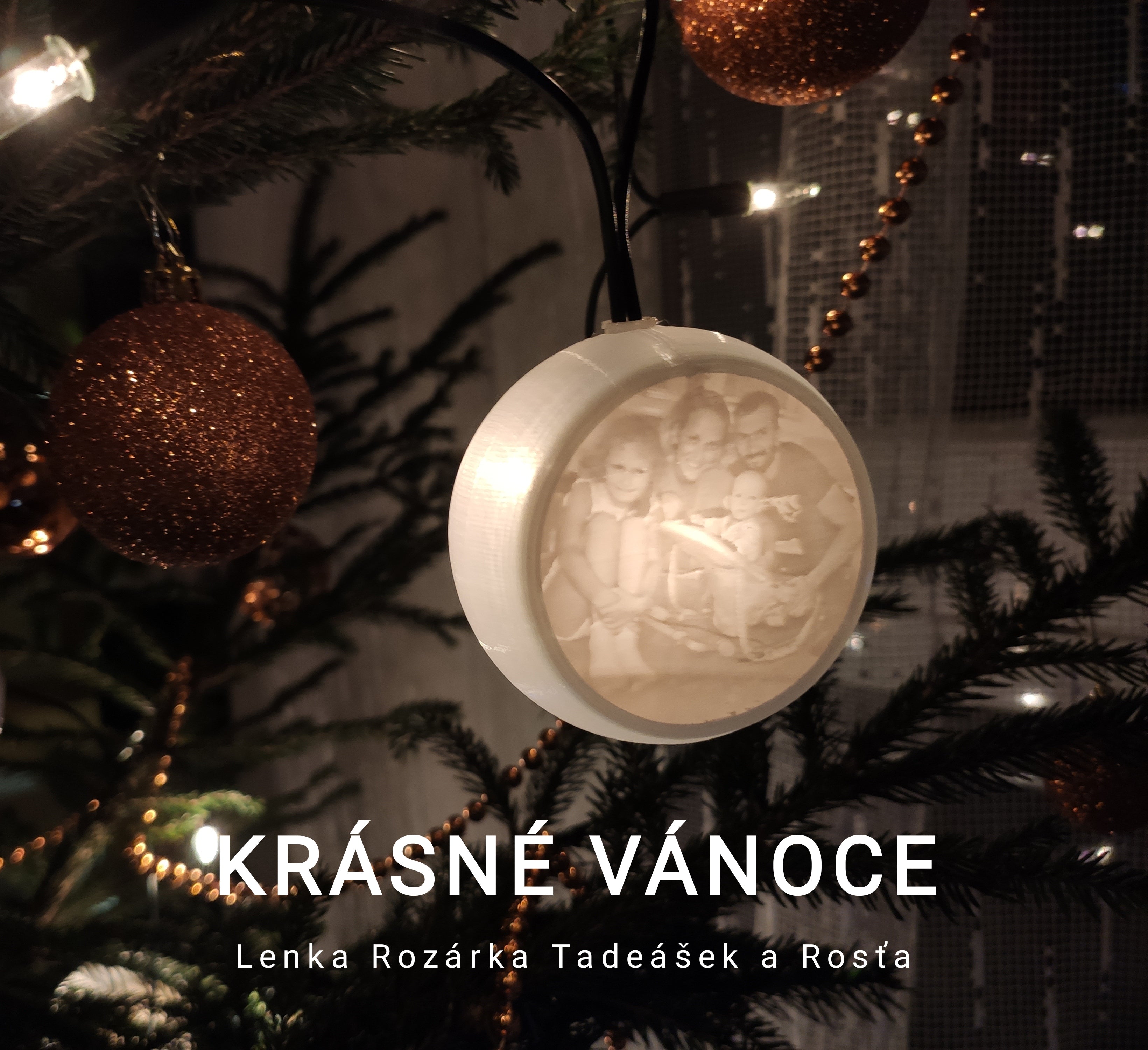 Christmas ornament with photo