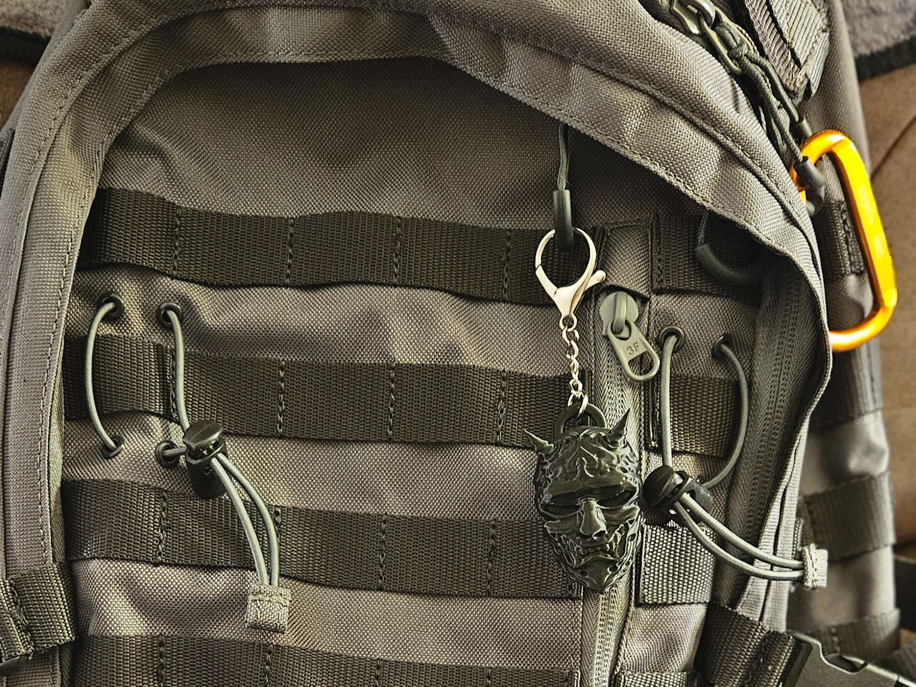 Oni Mask Keychain Charm
