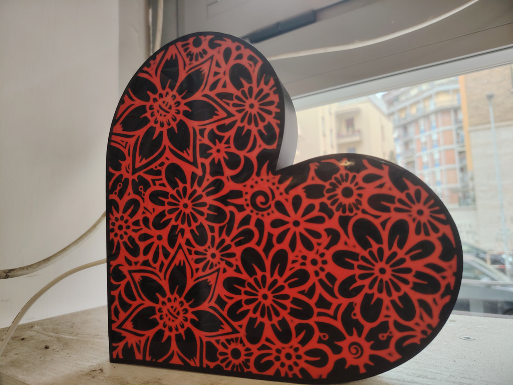 Lampada cuore San Valentino Terni
