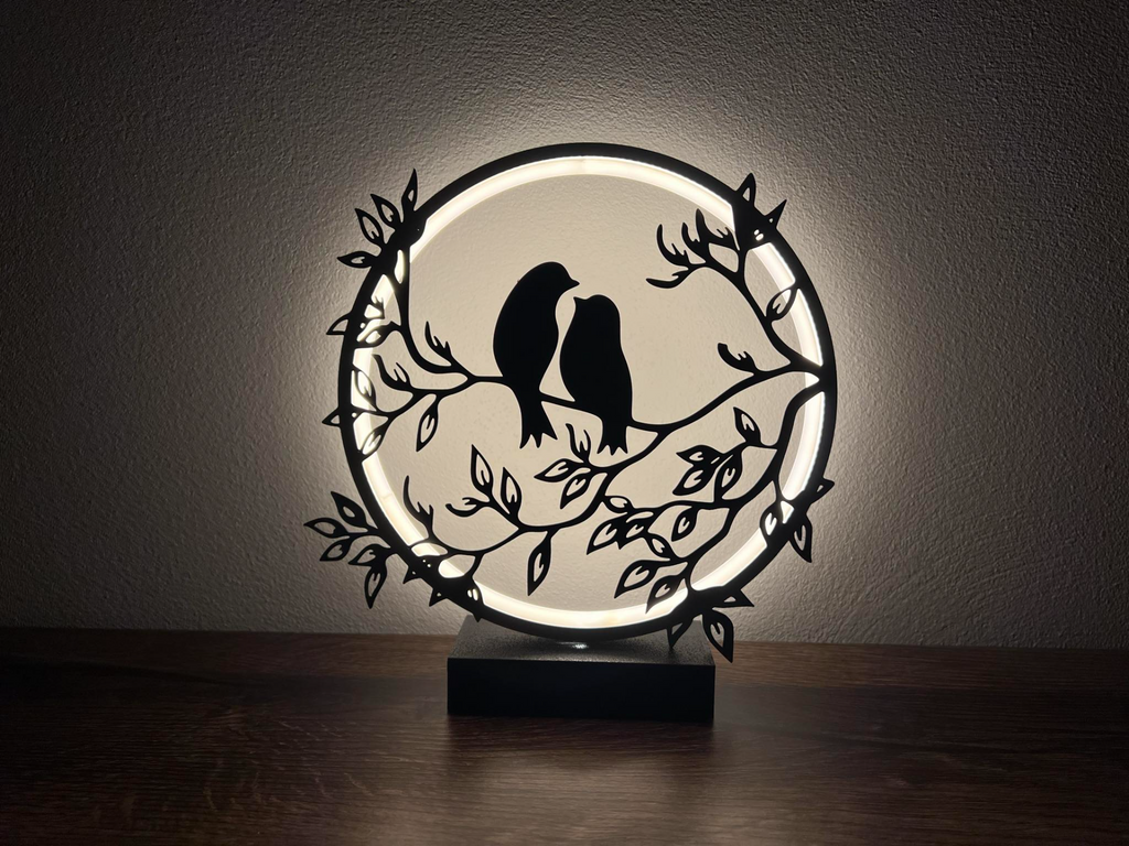 Led Ring Lamp with replacement panels