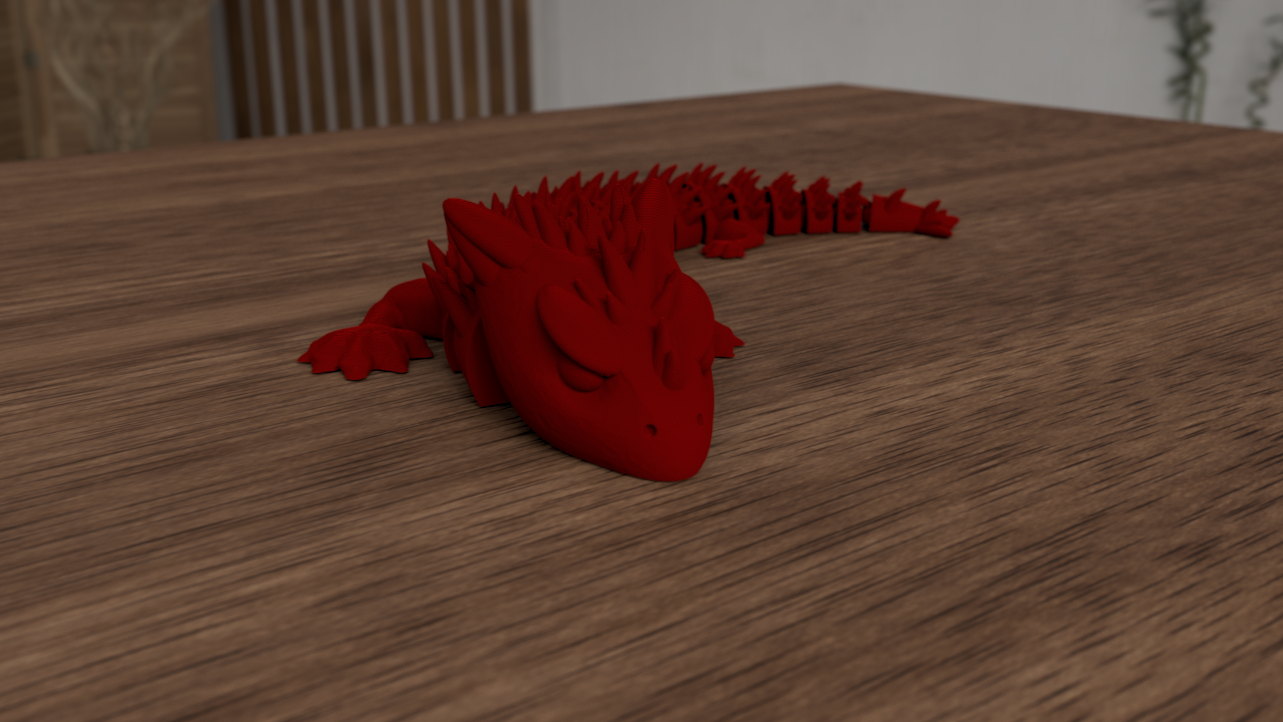 Big Spiked Dragon Lizard (Articulated)