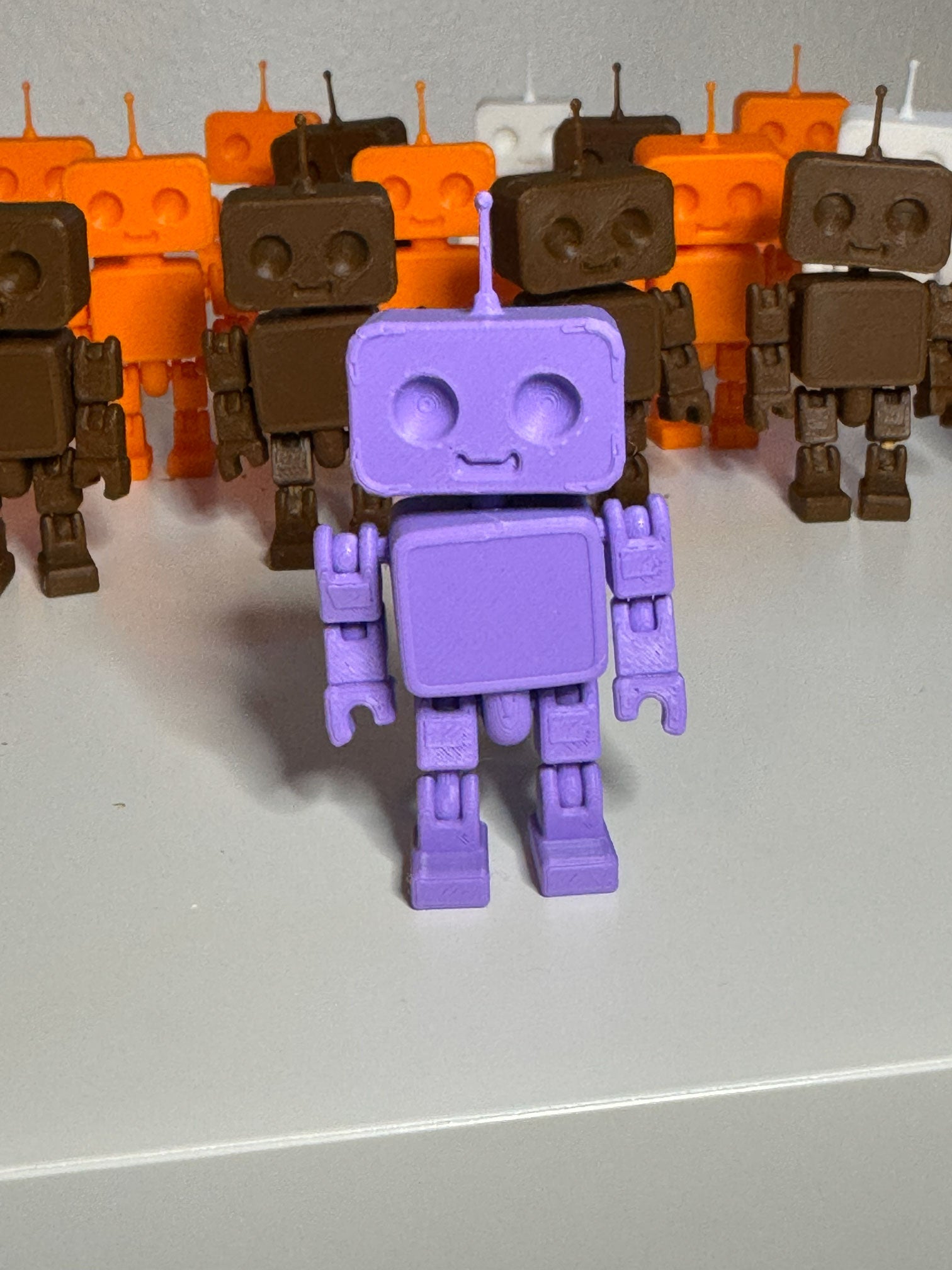 Cute Robot with Articulated Limbs and Head