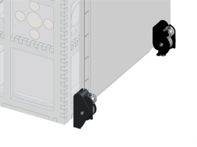 180° Locking Torsion Spring Hinge