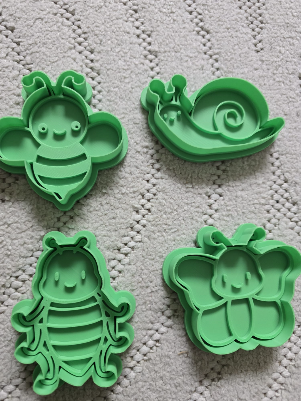 Cute Bug Insect Animals Playdoh Cookie Cutter Clay
