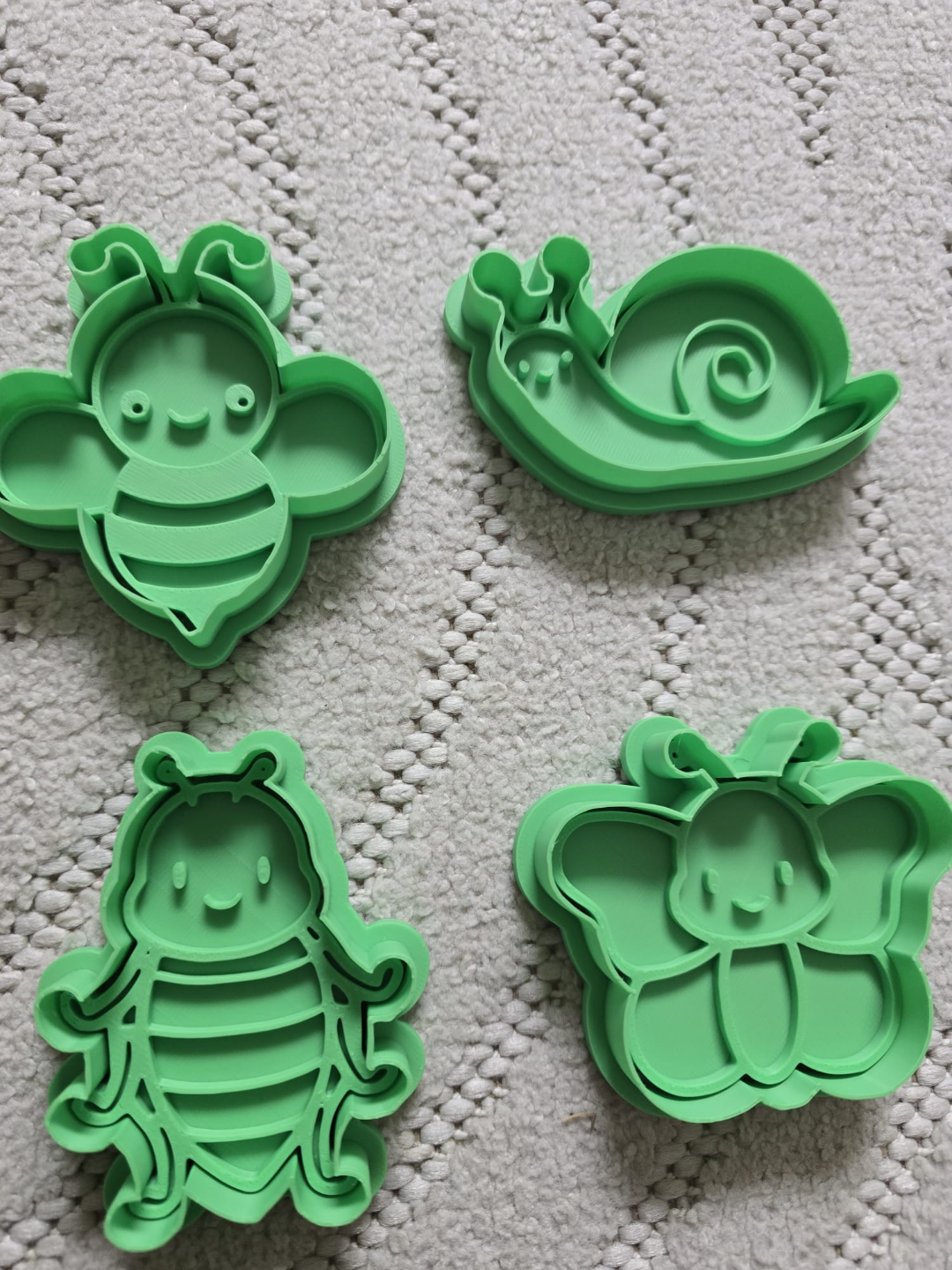 Cute Bug Insect Animals Playdoh Cookie Cutter Clay