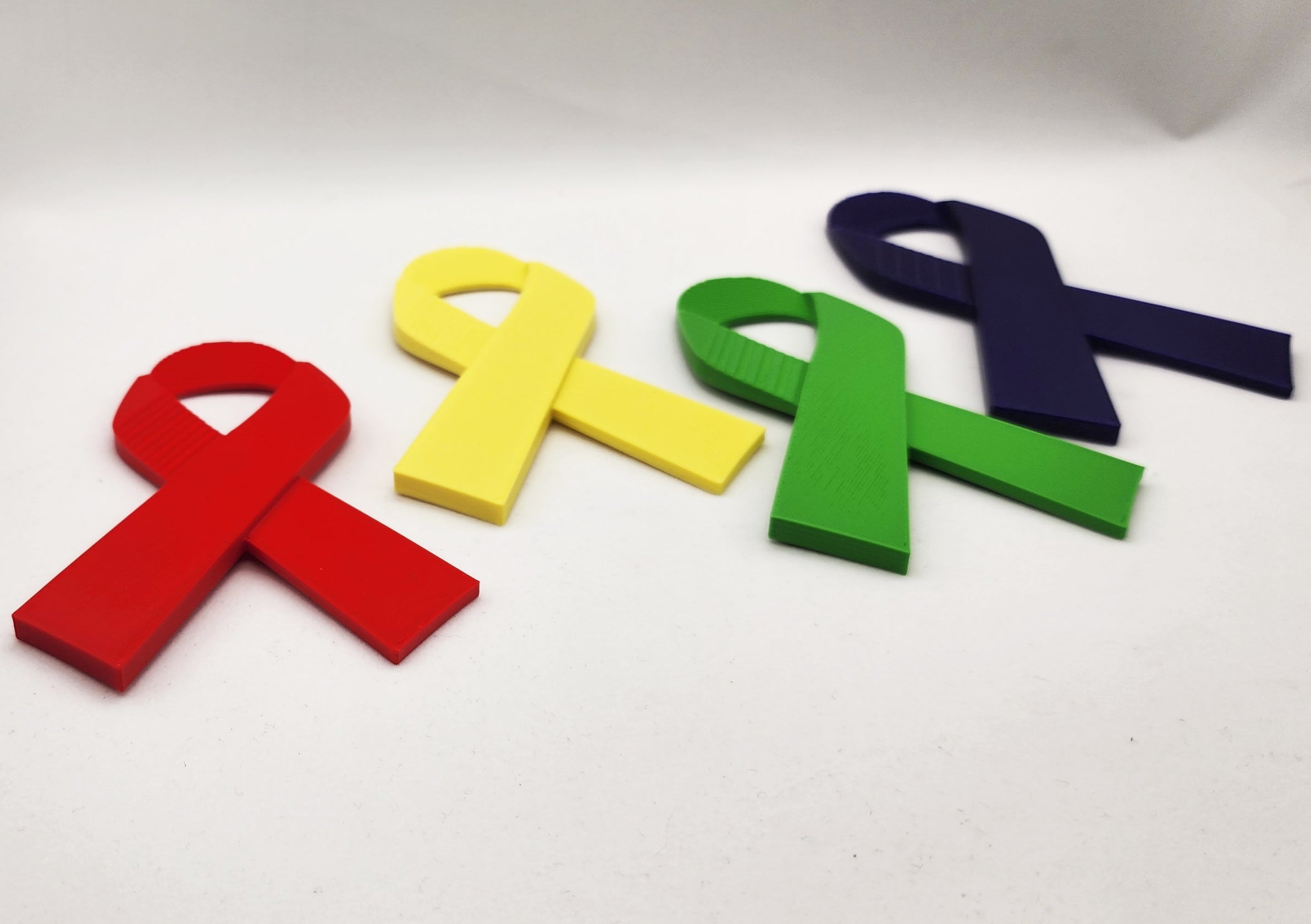 3D Awareness Ribbon Pin