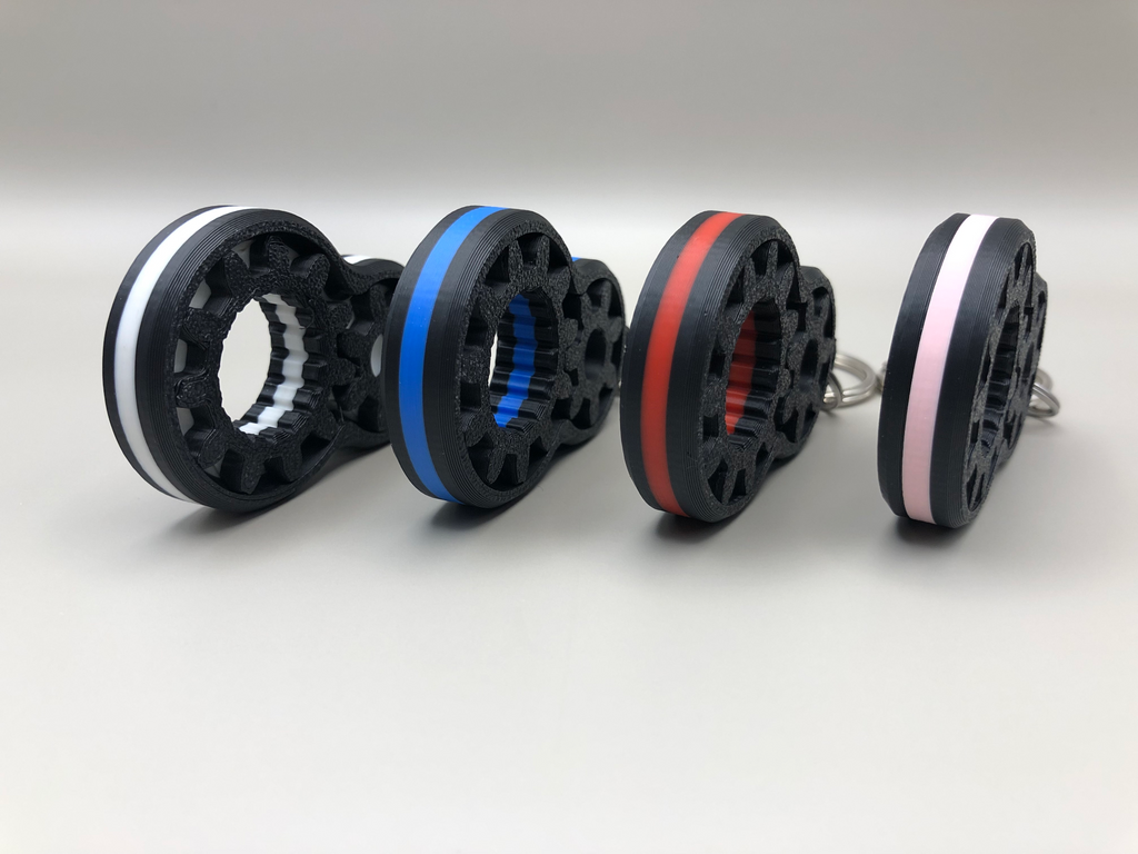 Gear Fidget Keychain 3 colors