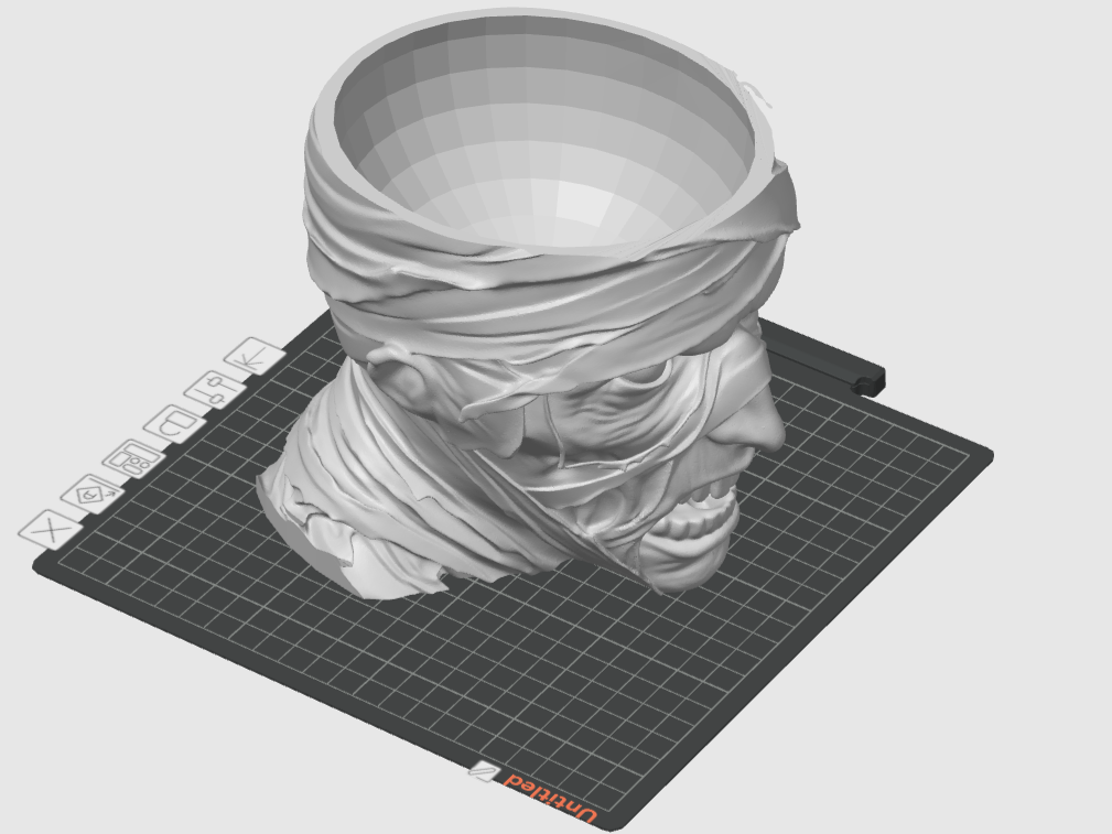 Undead Mummy Candy Bowl/Flower Pot