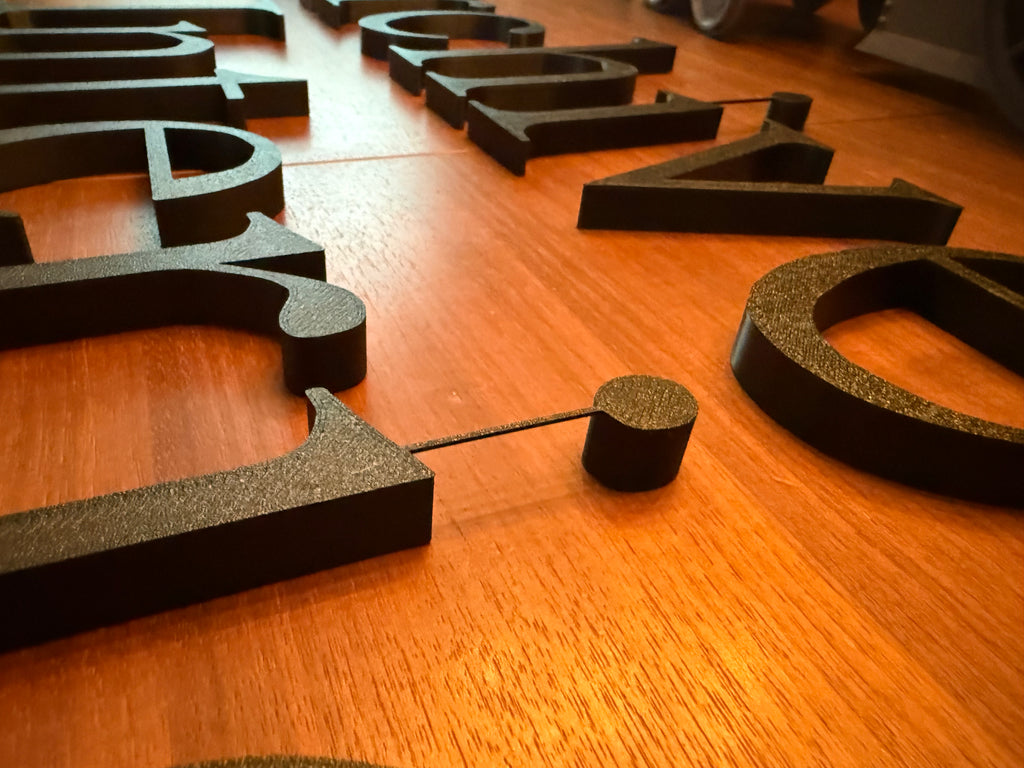 Letters of the alphabet