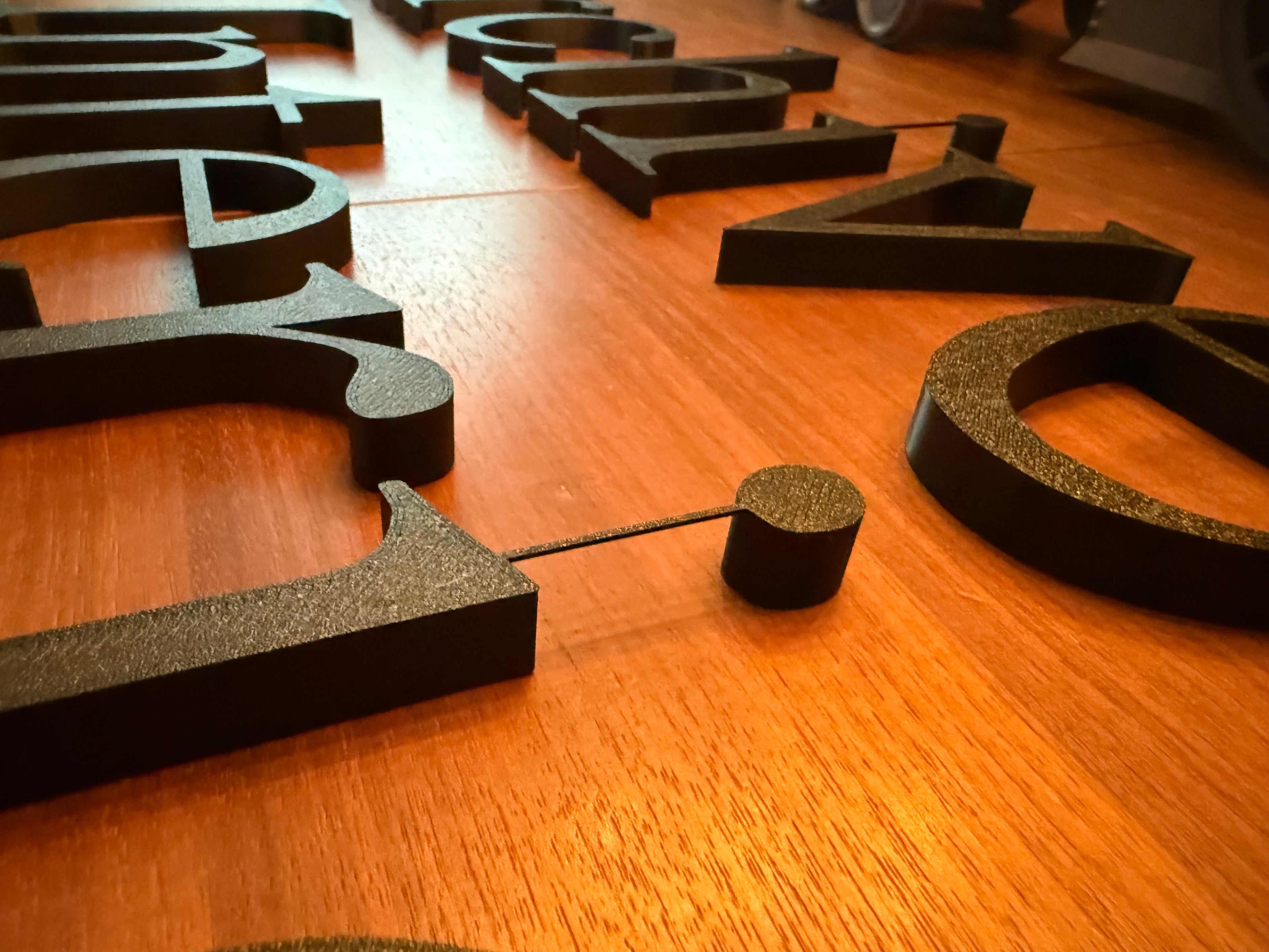 Letters of the alphabet