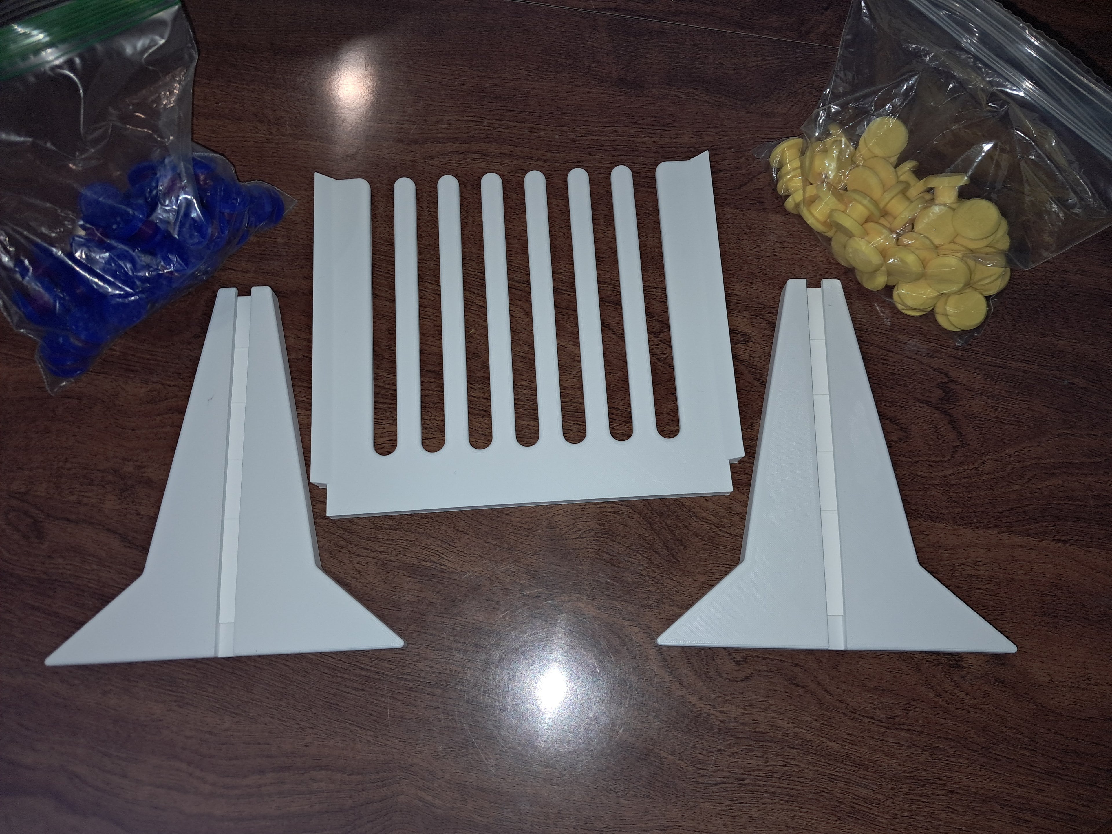 Tactile 4 in a row game for the blind