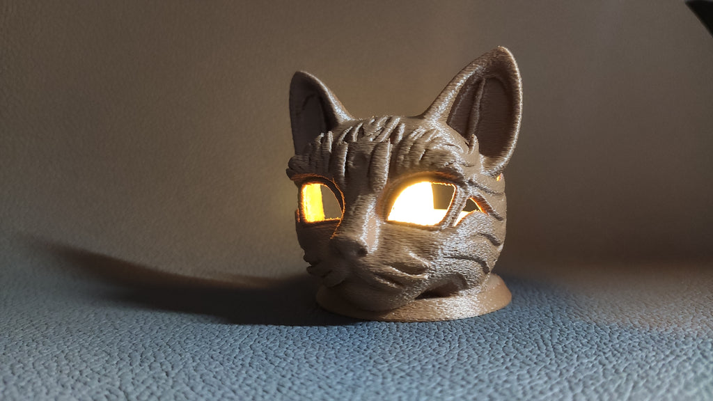 Cat Mask - LED tea light holder