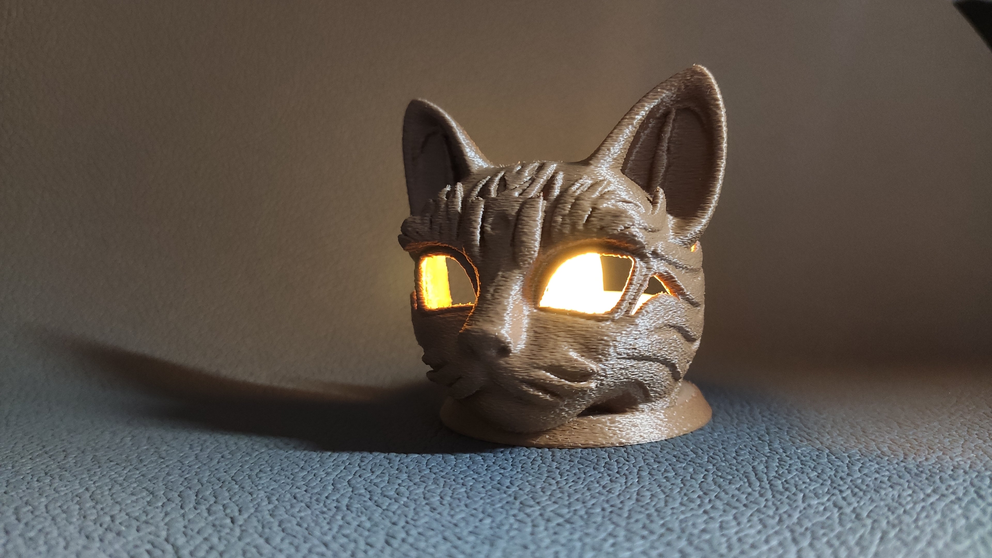 Cat Mask - LED tea light holder