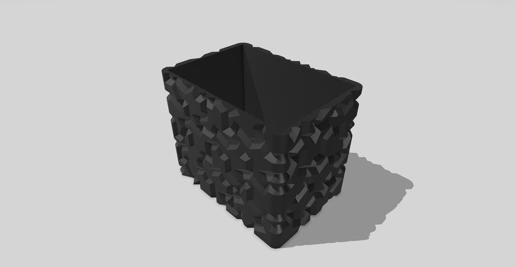 Rectangular einstein tile planter with drainage