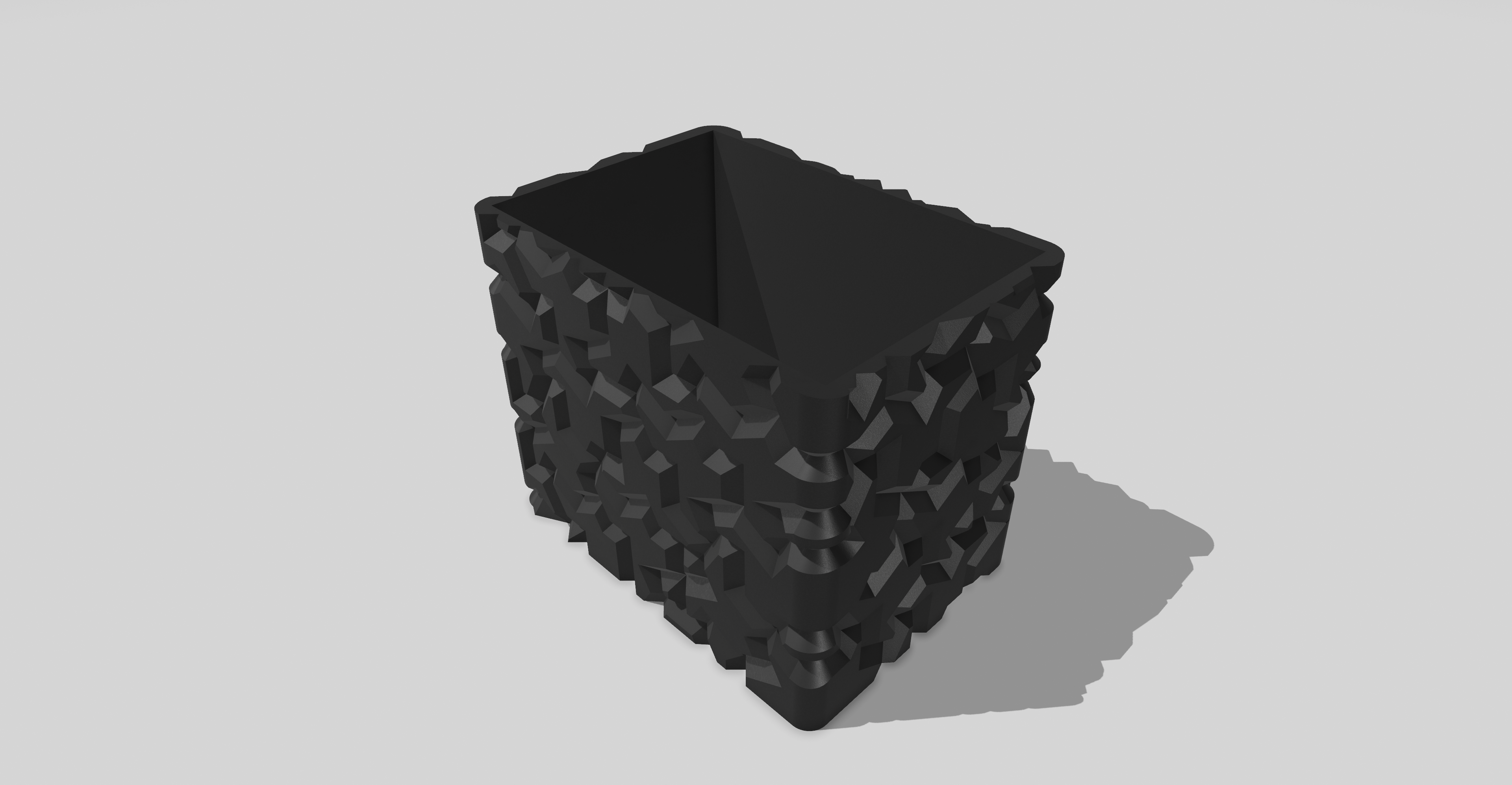 Rectangular einstein tile planter with drainage