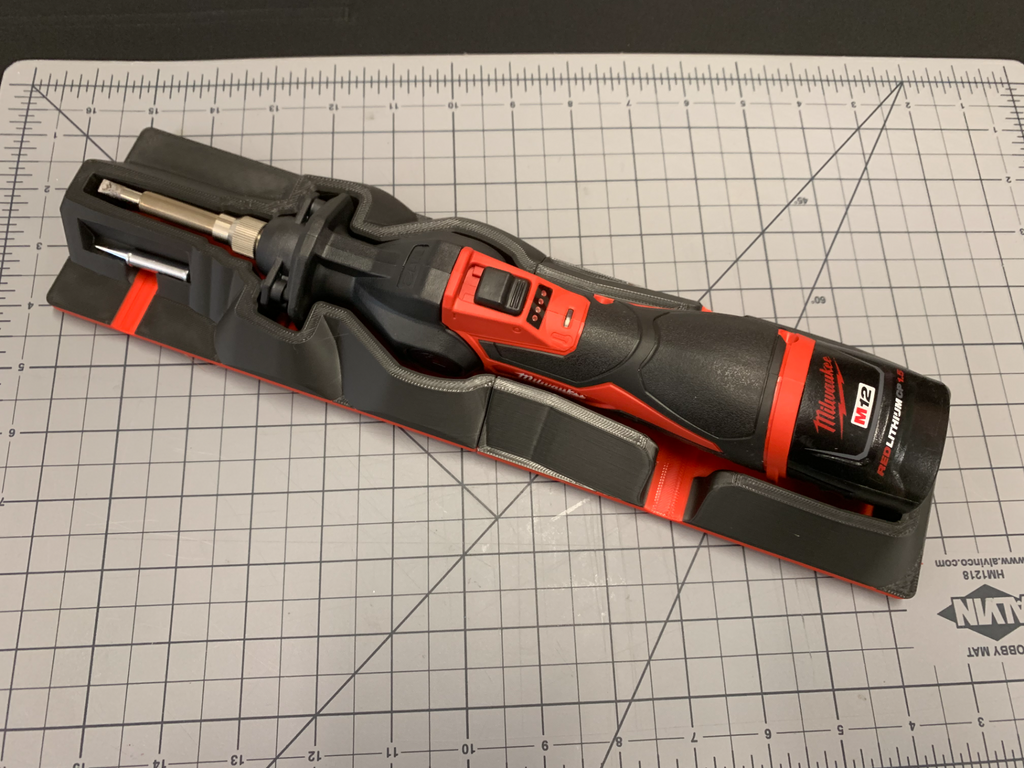 Gridfinity Shadow Tray-M12 Soldering Iron 2488-20
