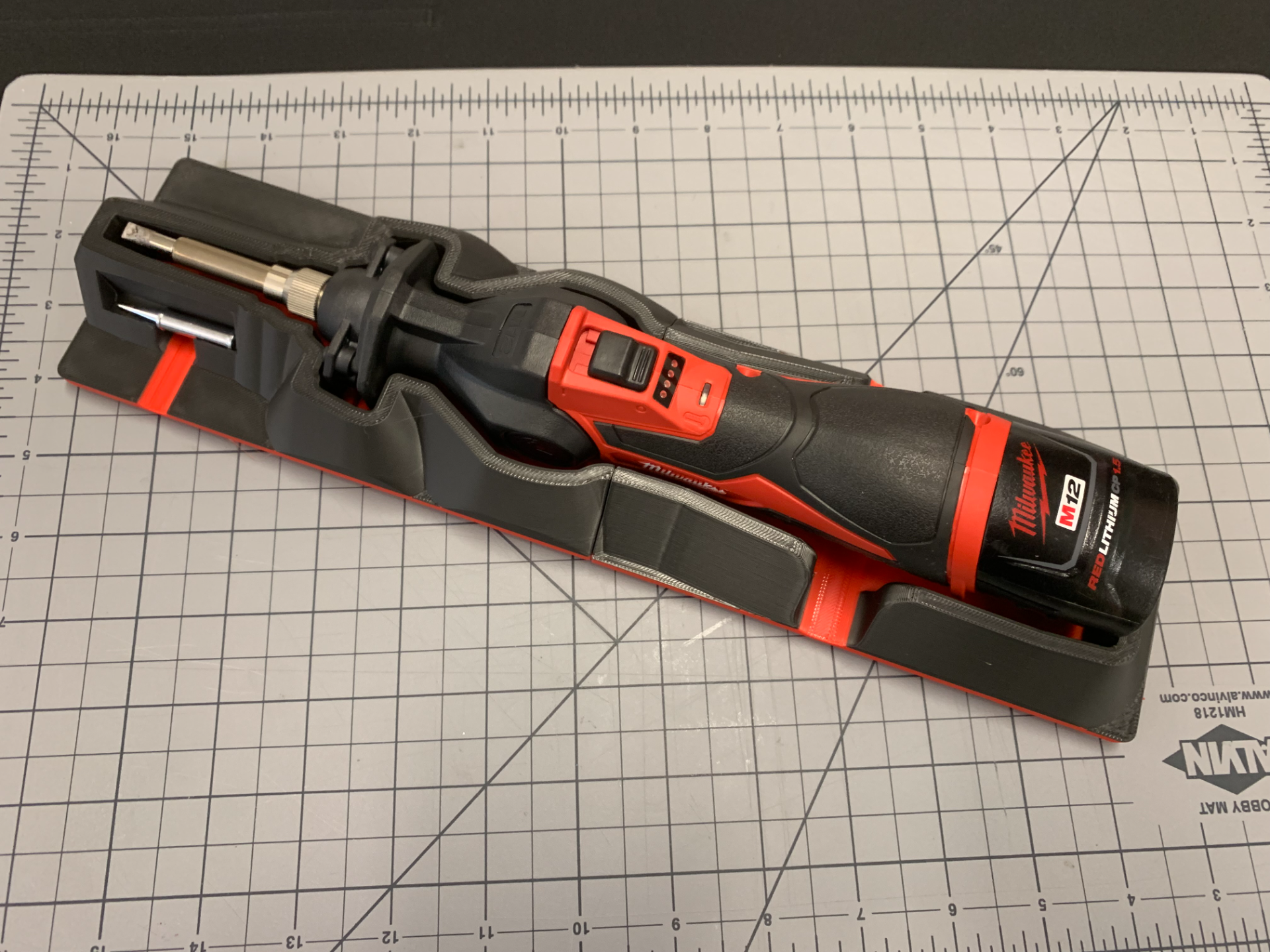 Gridfinity Shadow Tray-M12 Soldering Iron 2488-20