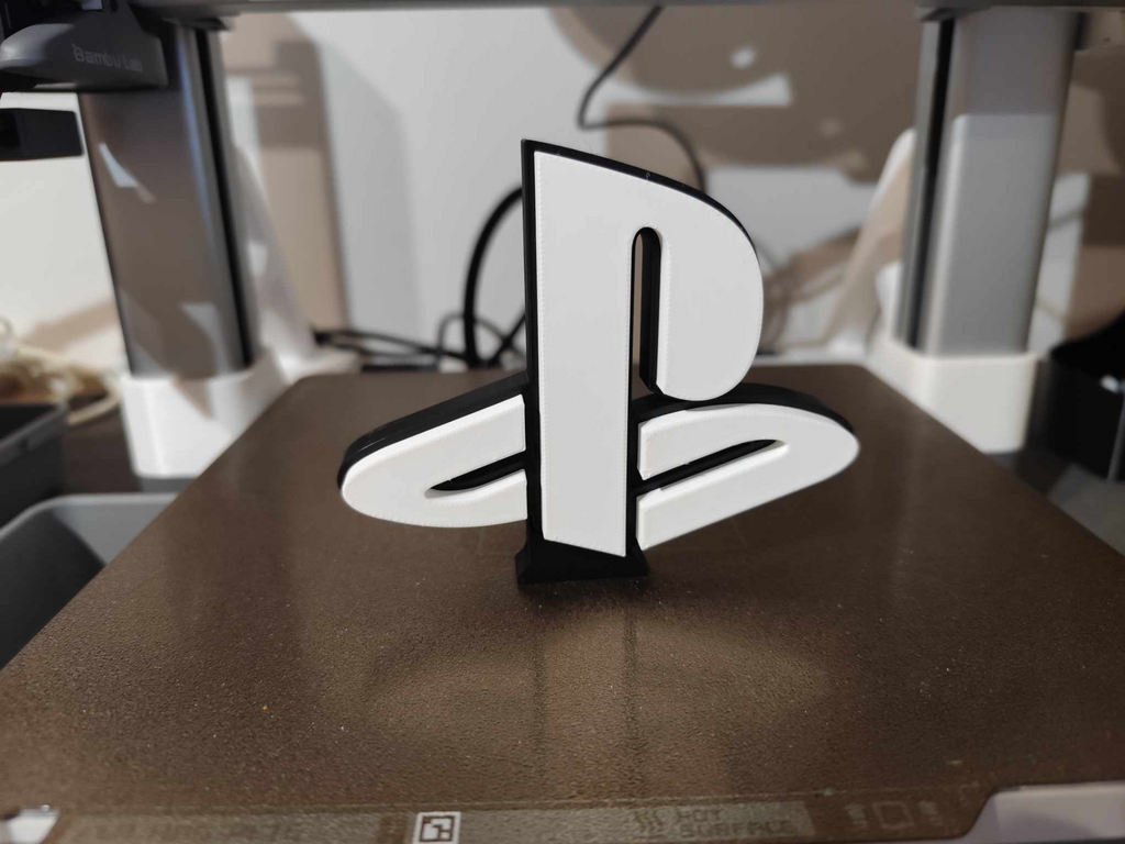 PS logo display stand