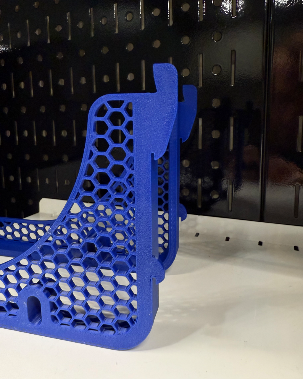 Filament Spool Holder for Wall Control Pegboard
