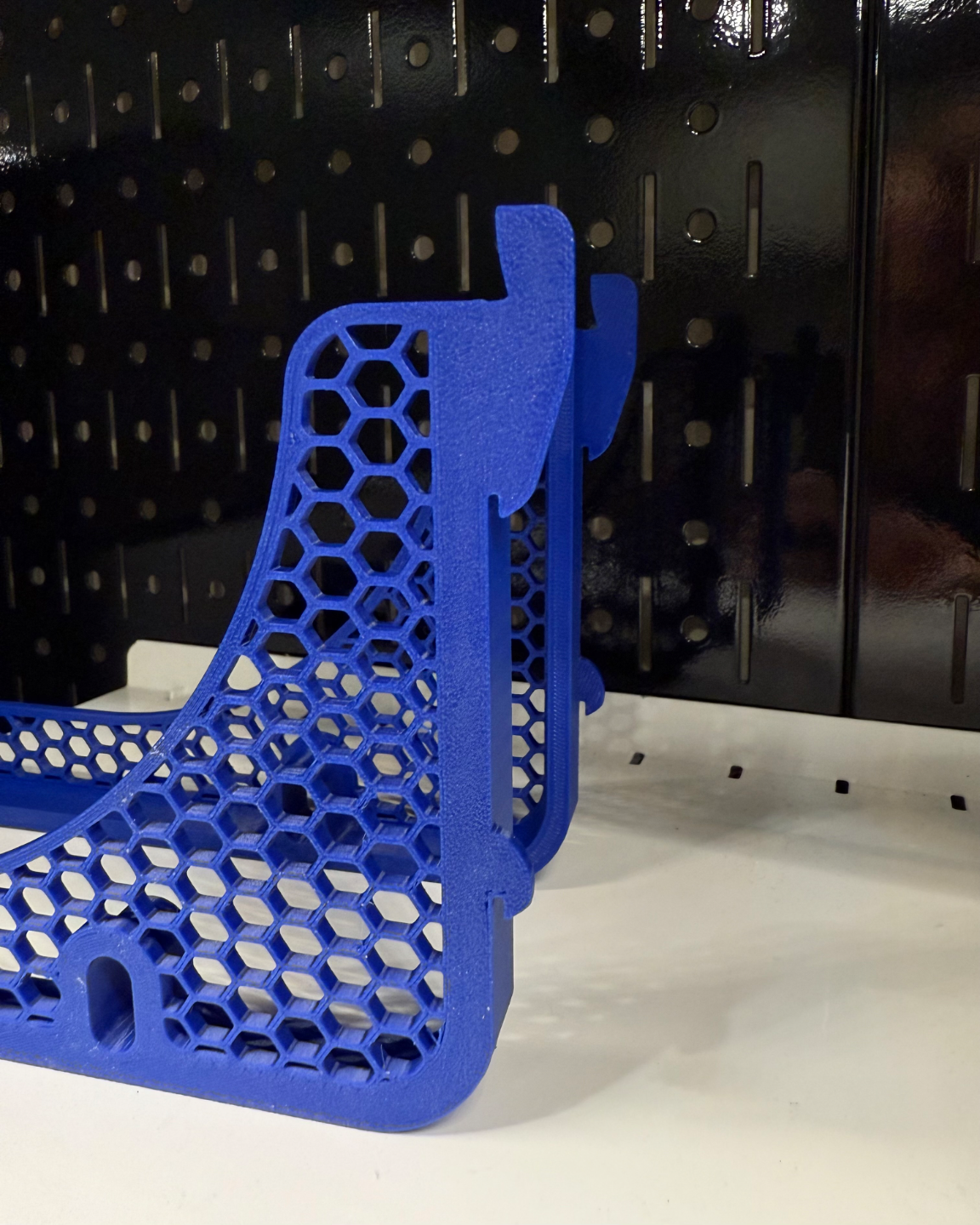 Filament Spool Holder for Wall Control Pegboard