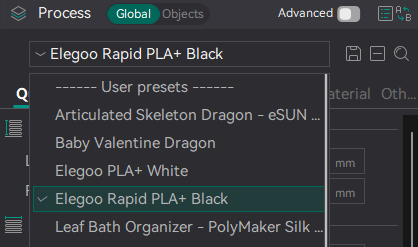 Fully Calibrated Profile - Elegoo Rapid PLA+ Black