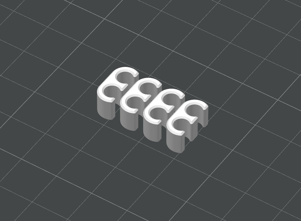 PTFE Tube Clip Bambu Lab A1(2 and 4 cables)