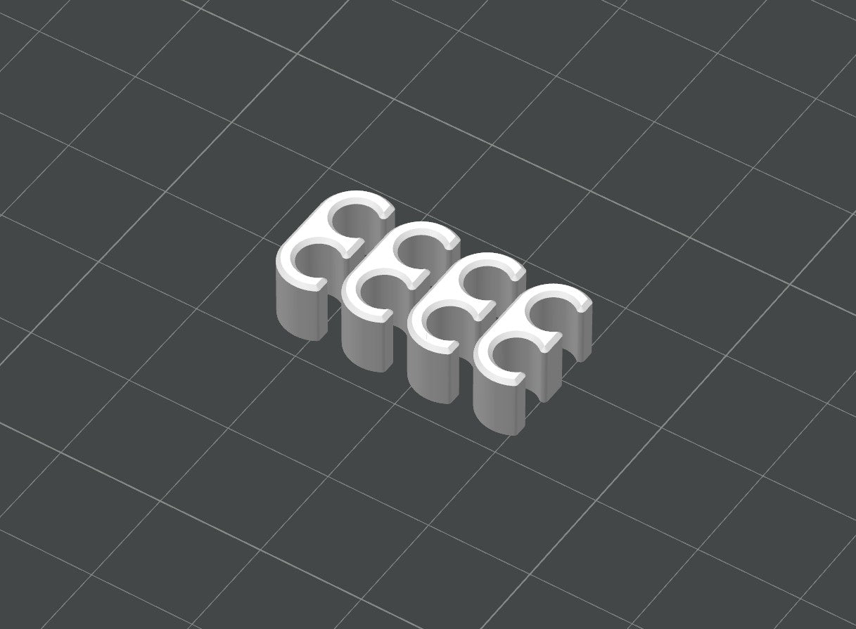 PTFE Tube Clip Bambu Lab A1(2 and 4 cables)
