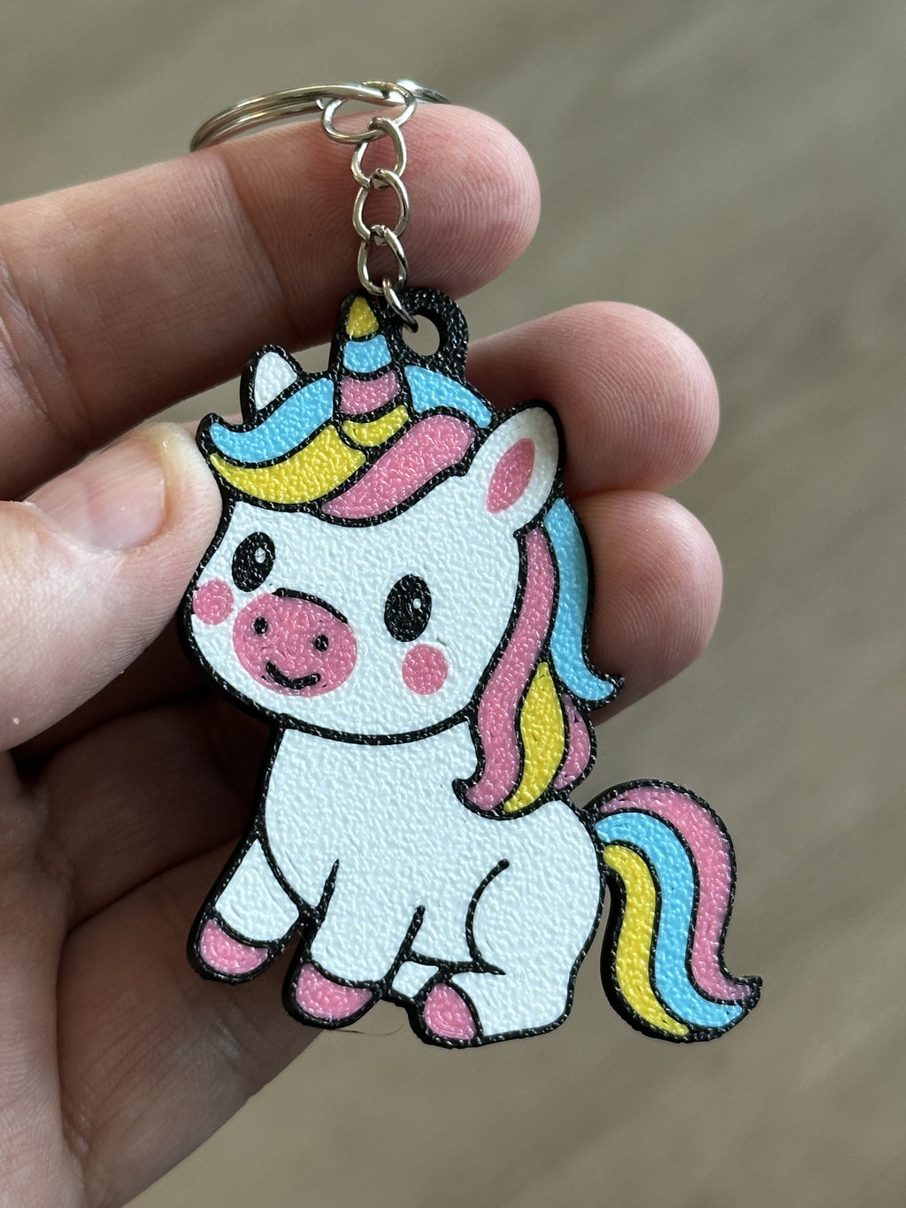 Keychain unicorn