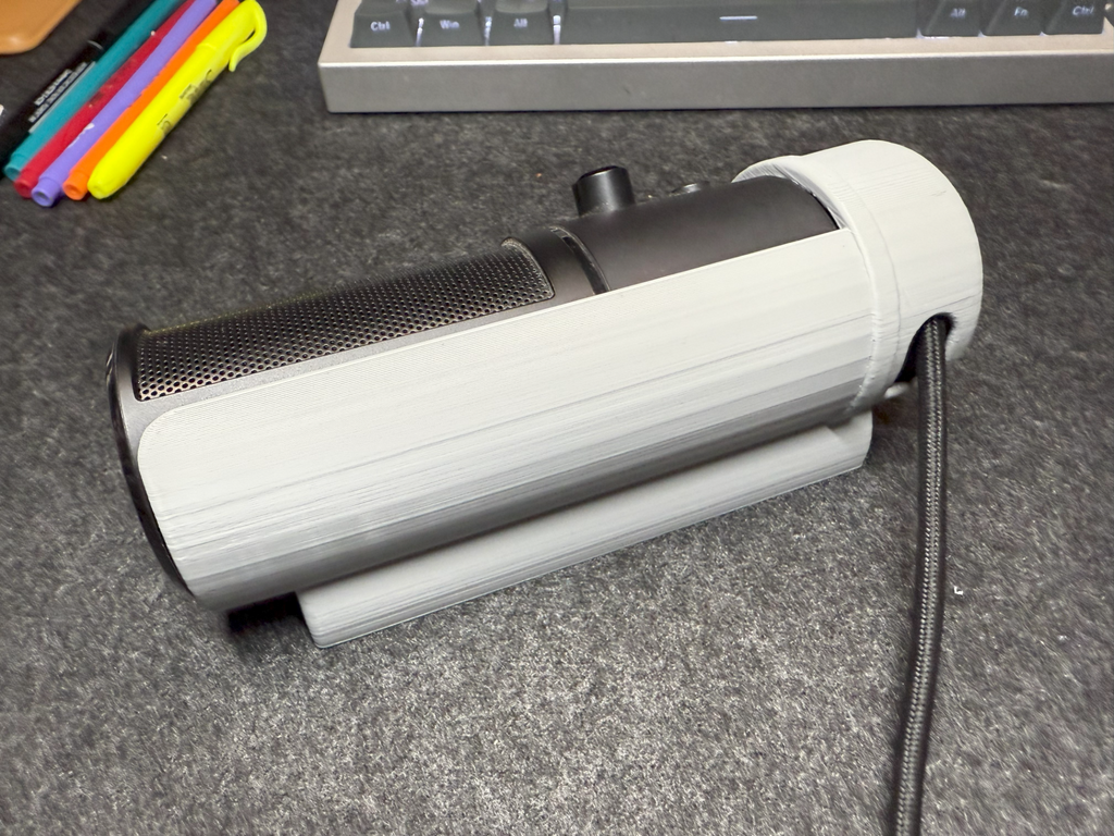 Horizontal Desk Holder for Razer Seiren (v1) Mic
