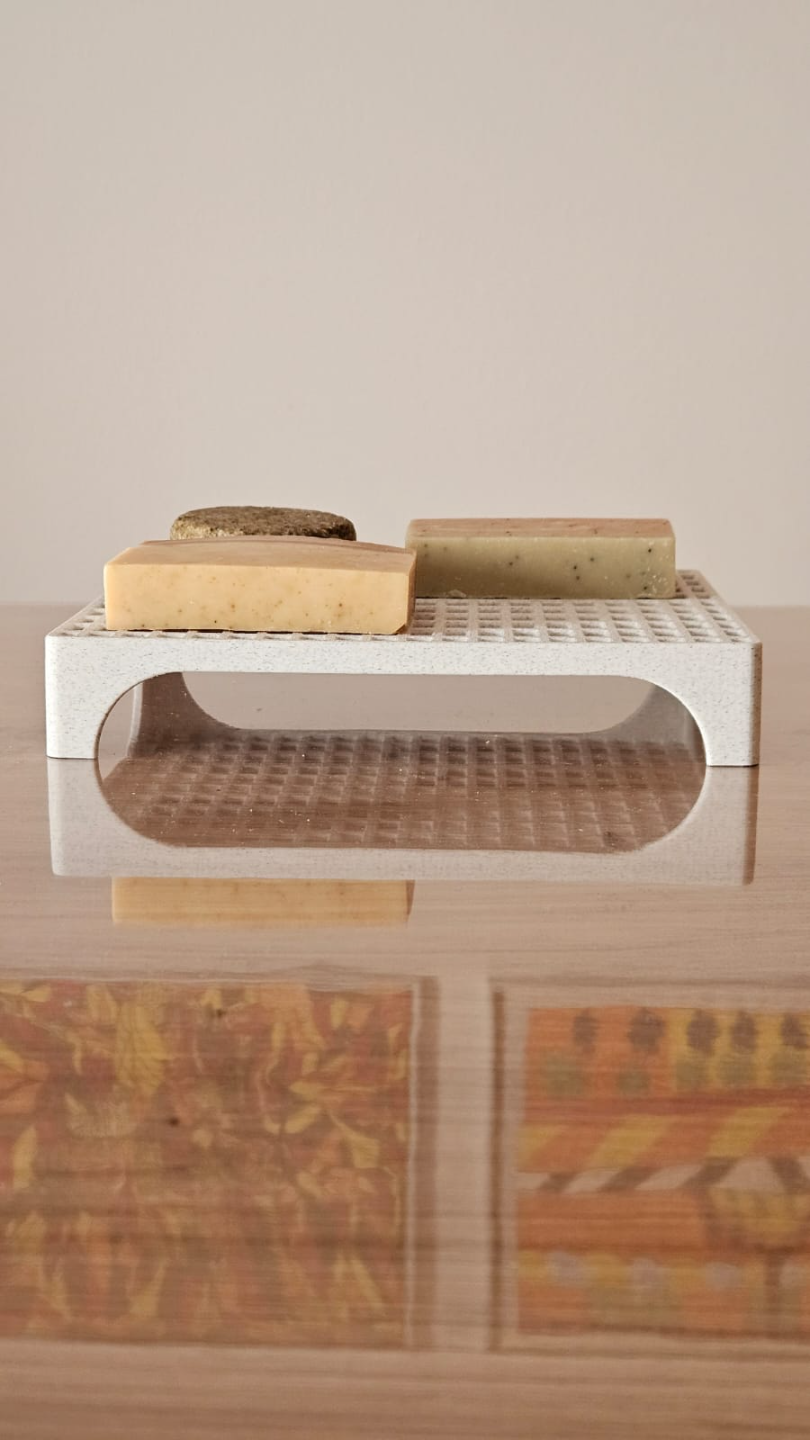 Lattice holder for soap or plants