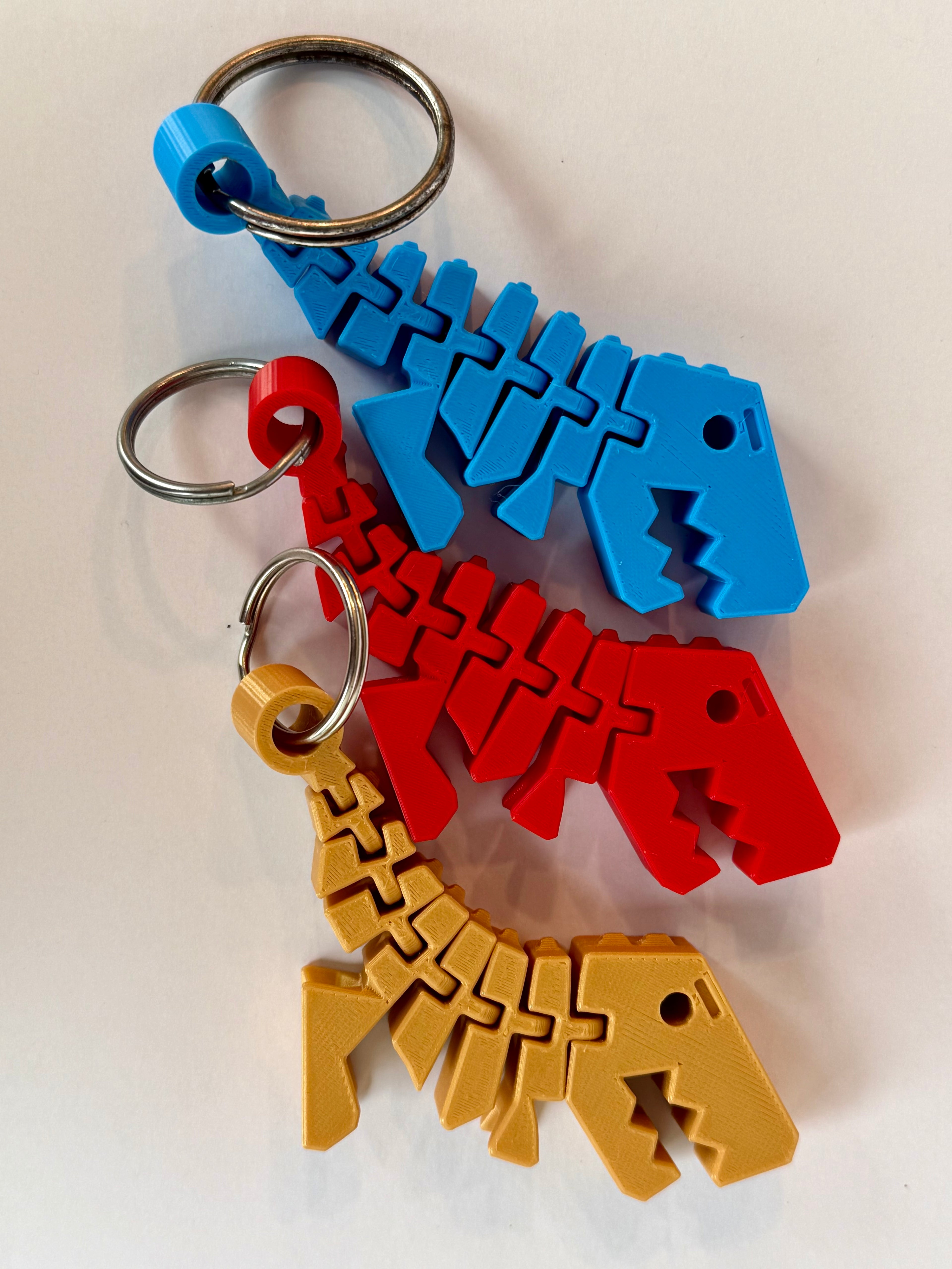 Flexi rex keychain