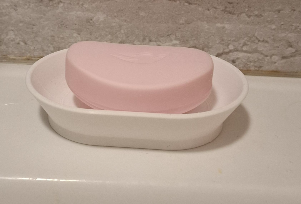 Minimalist 2-Piece Soap Holder with Drainage