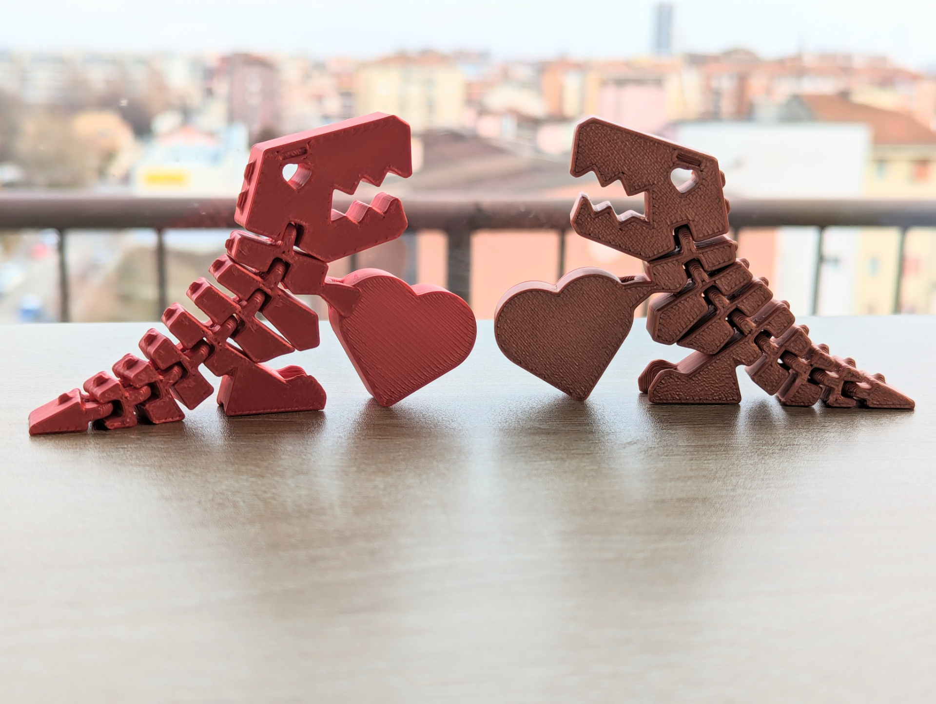 FlexiDino Print in Place T-Rex for Valentine's Day