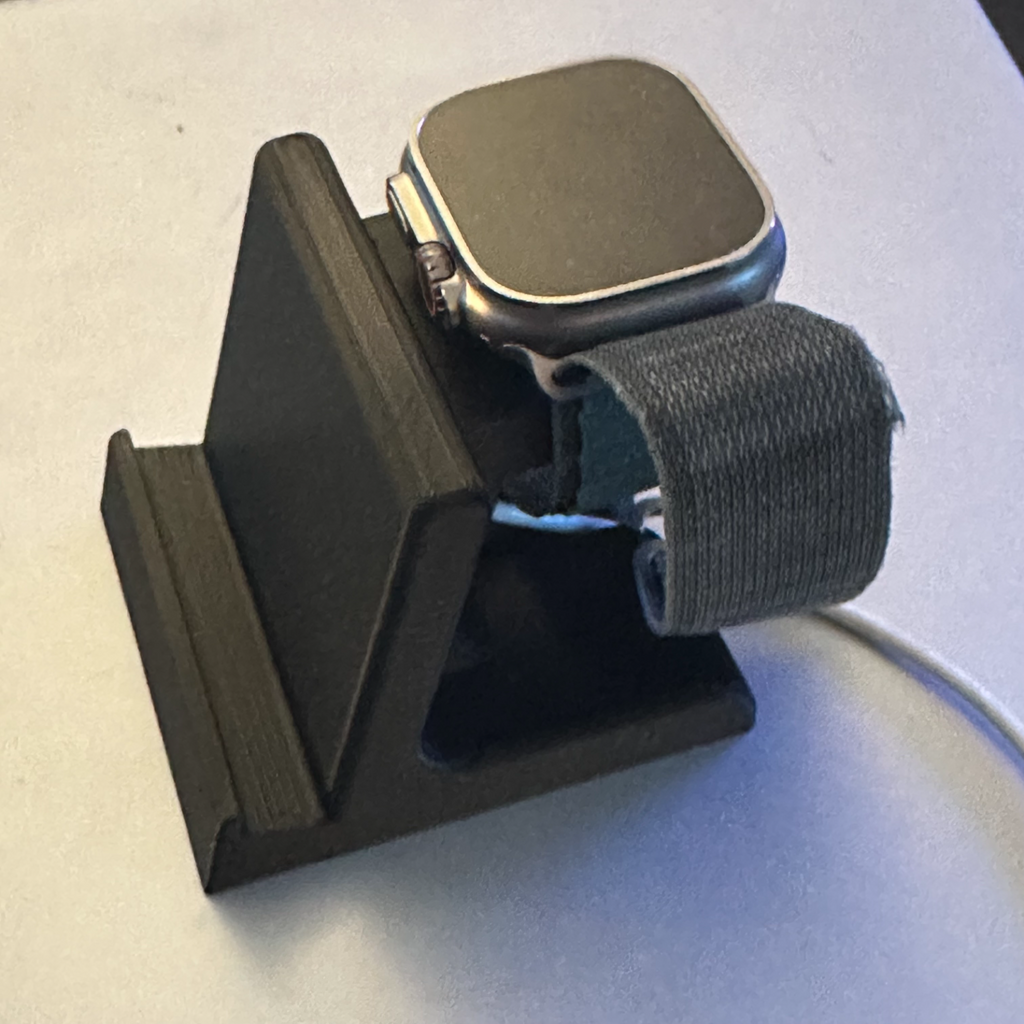 Phone Stand w/ Insignia Apple Watch charging cable