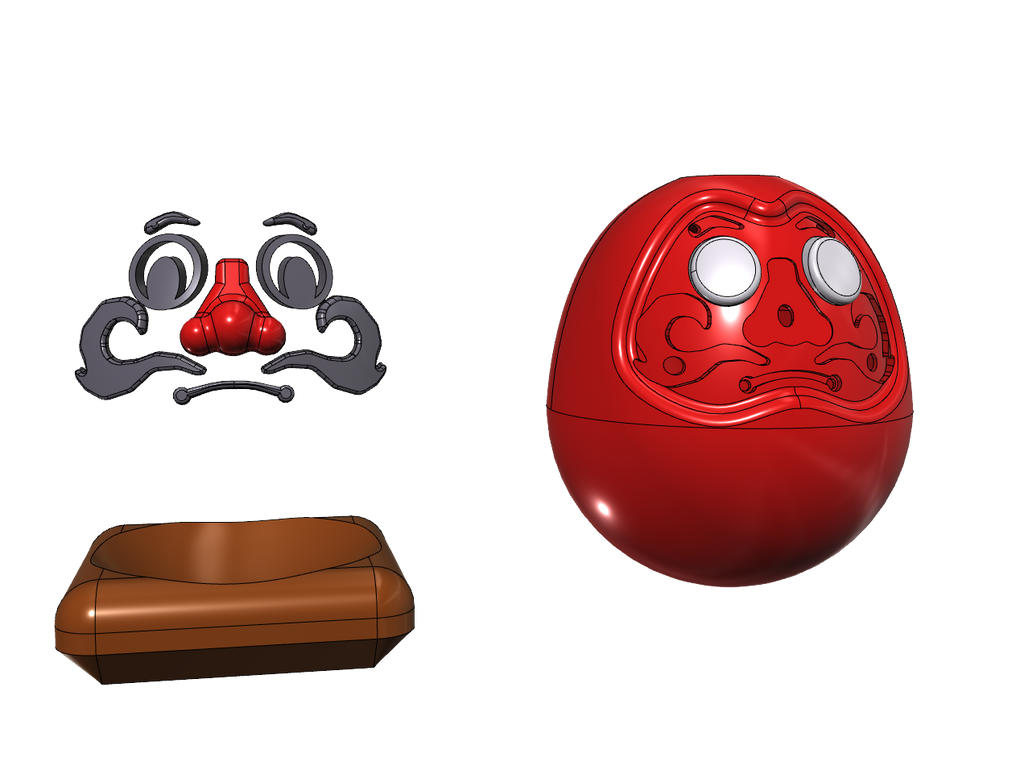 Japanese DARUMA Doll