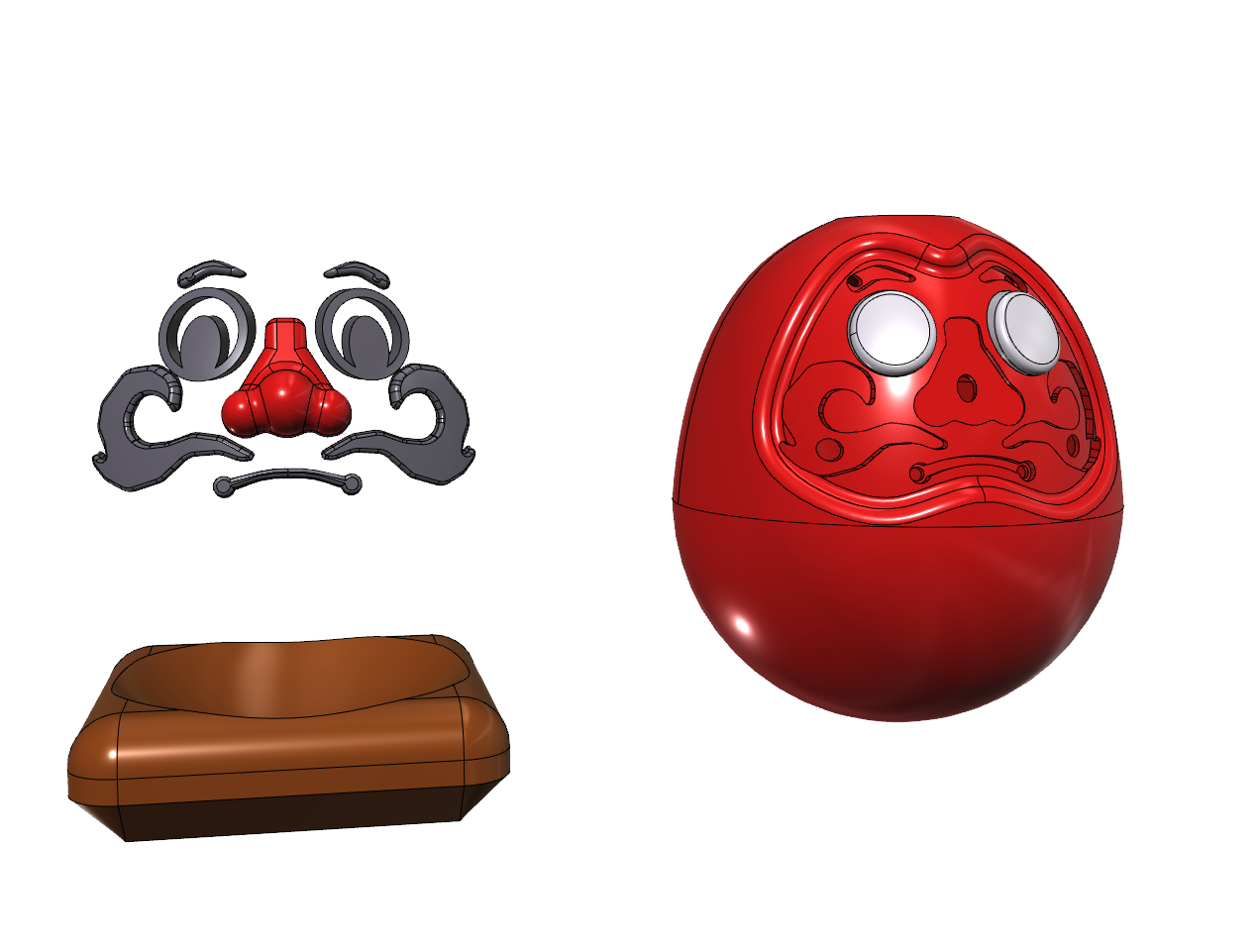 Japanese DARUMA Doll