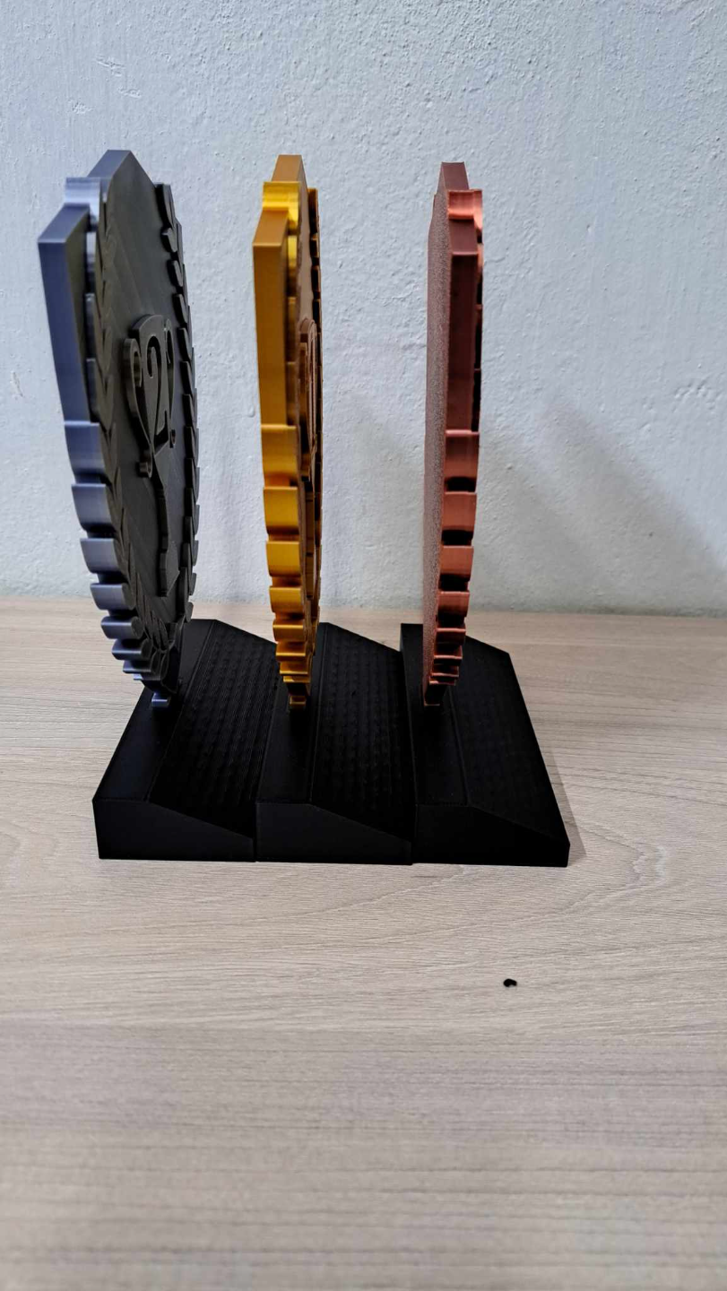 Trophy awards first second third place
