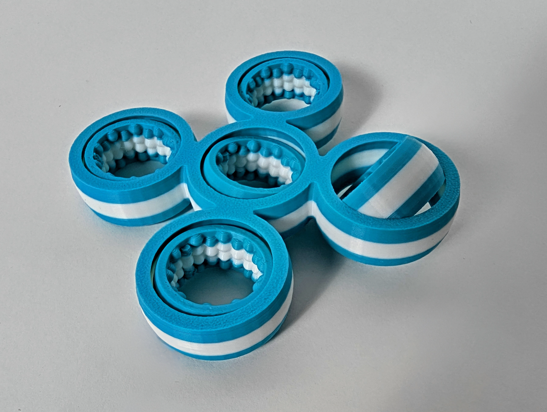 Quintuple Spinner Fidget Toy