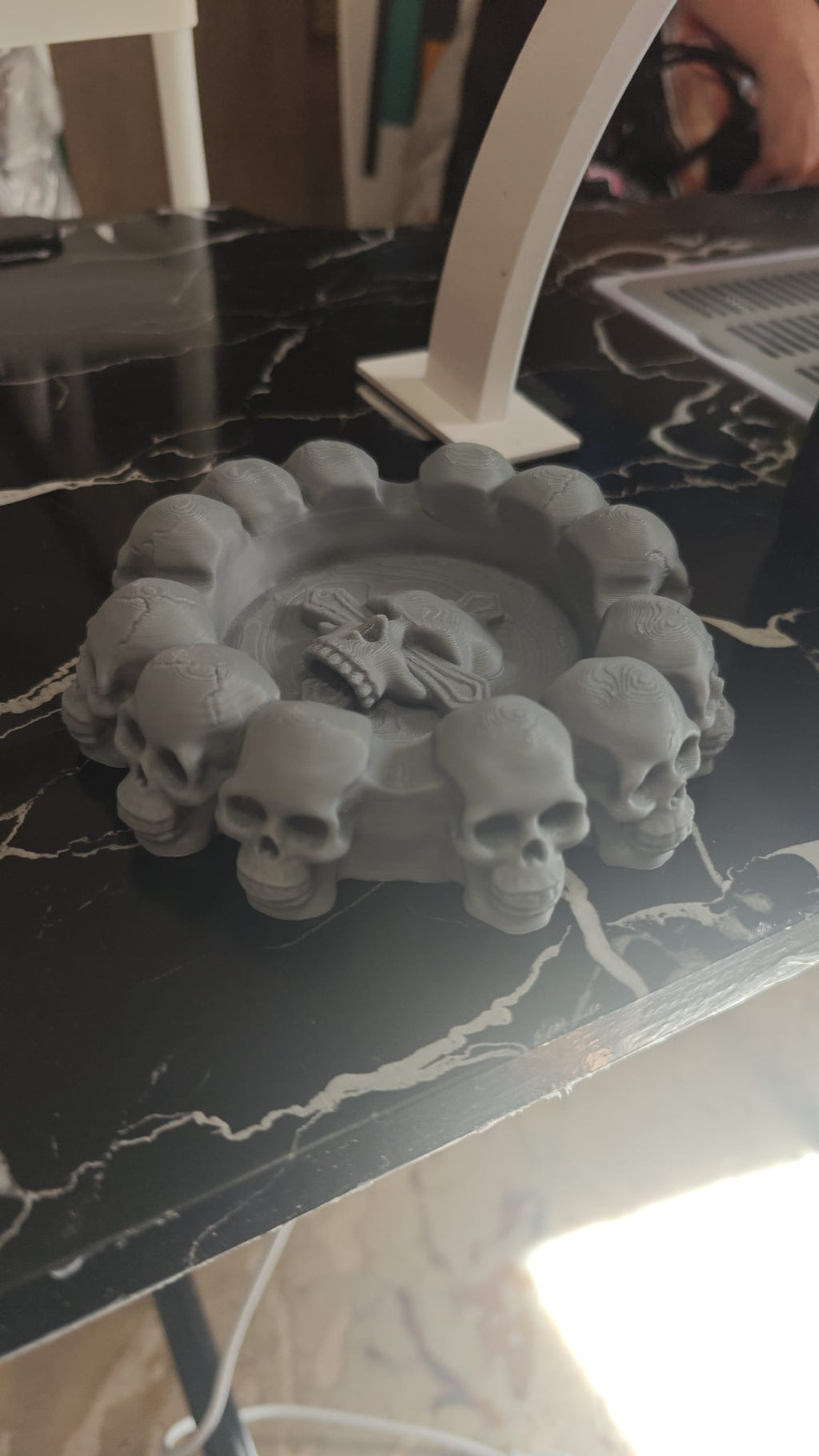 Gothic Skull Ashtray – Posacenere No-Support
