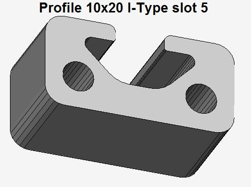 Aluminium Extrusion Profiles, 55 Typs STL files