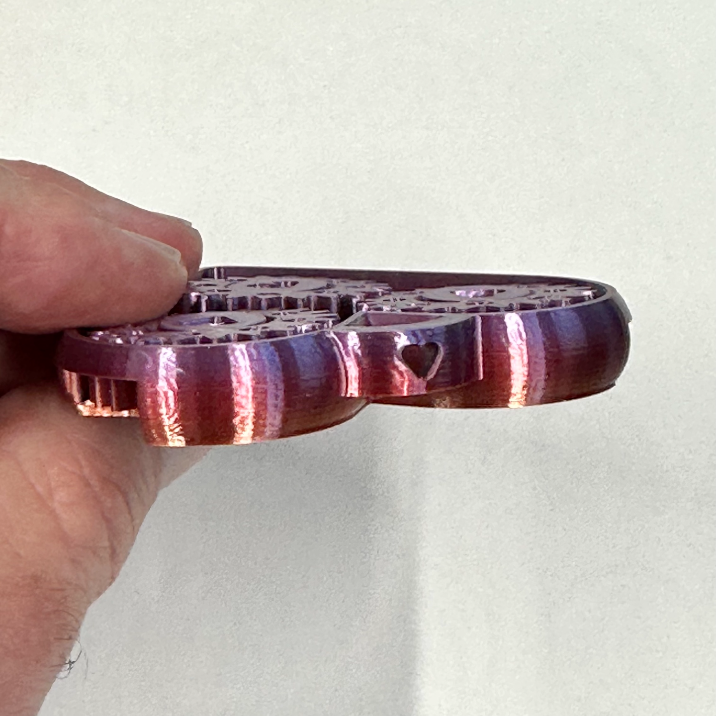 Heart Spin Fidget - Easy print in place!