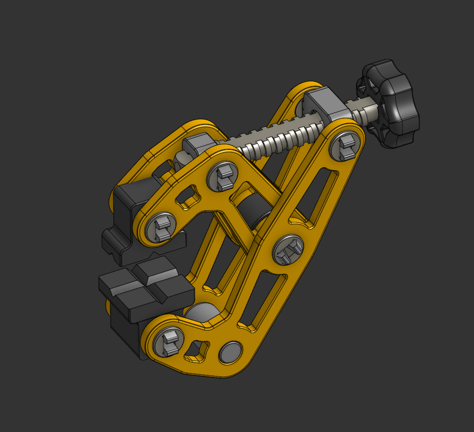 Fully 3D-Printed Kant-Twist Style Clamp