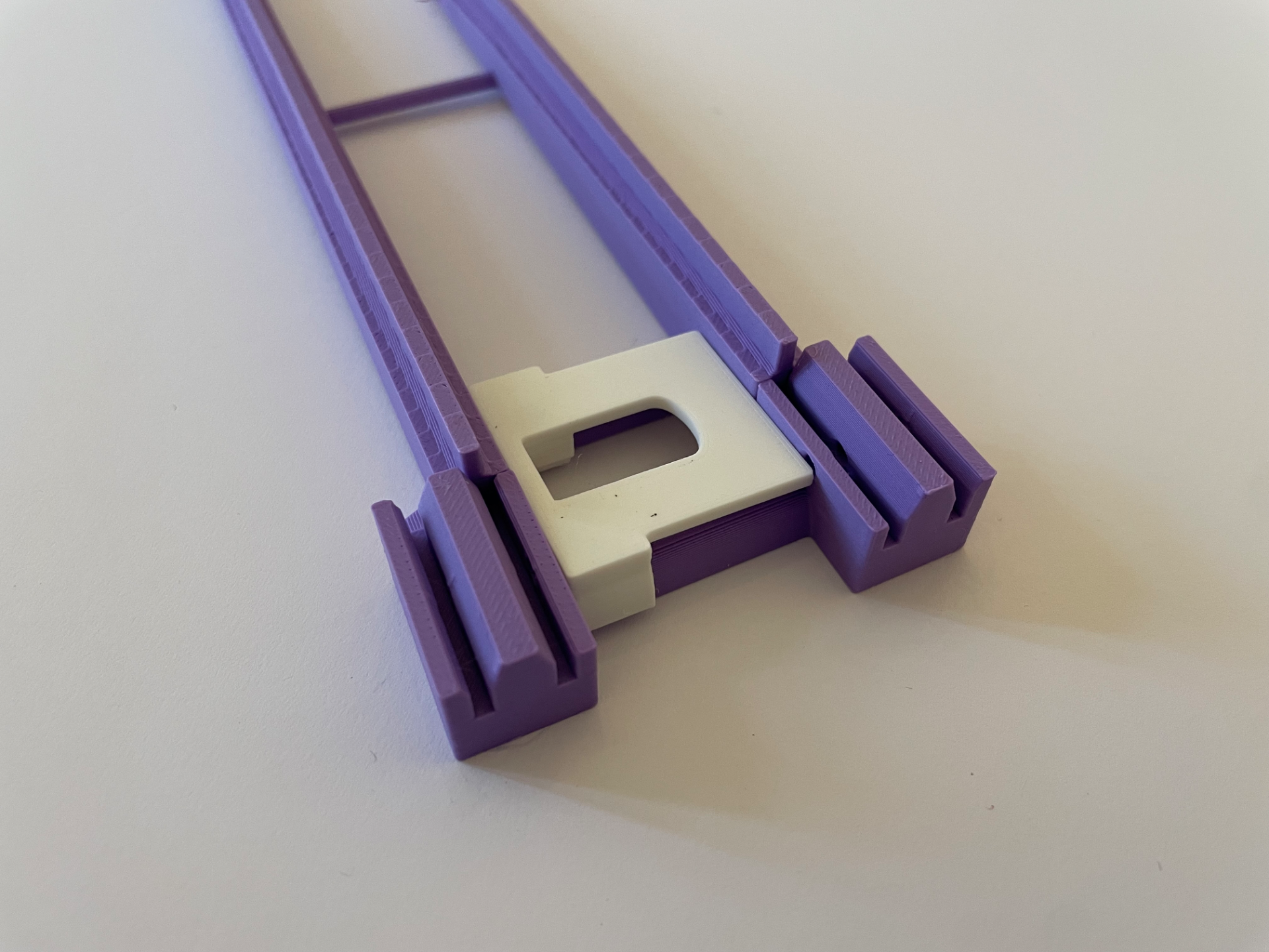 Brick compatible track system