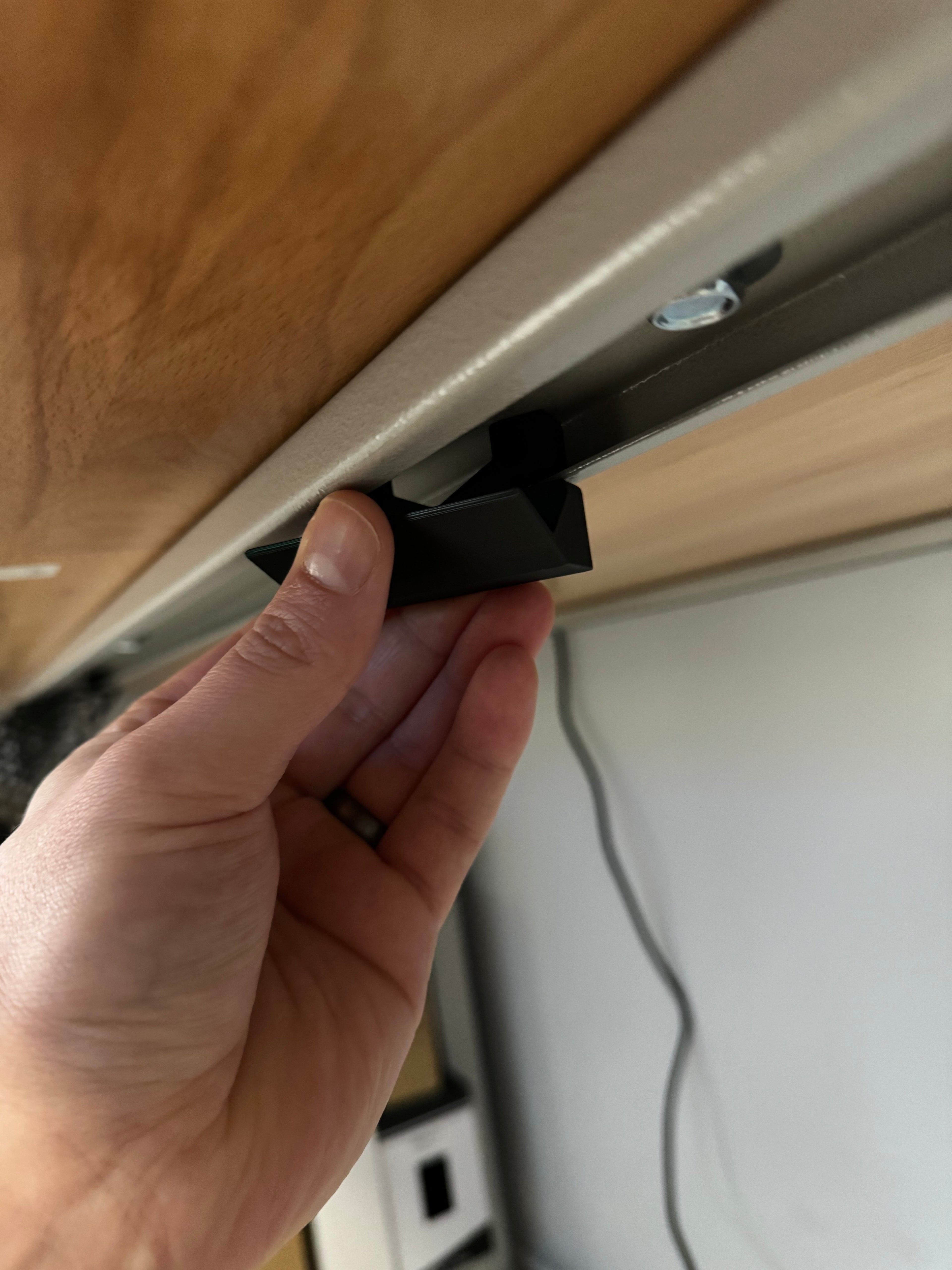Seville Desk Underside Mounting Hooks