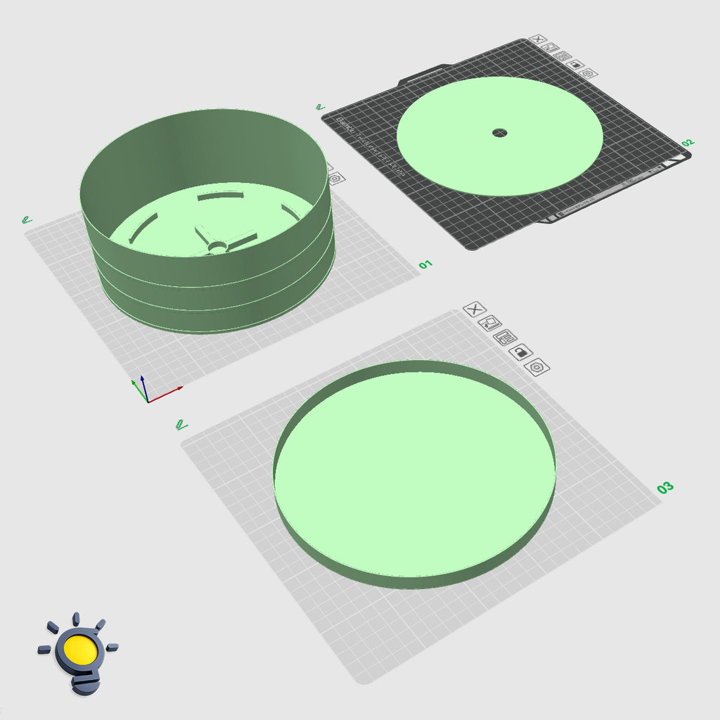 POTE PARA FILAMENTO - BY @Genial3dLab